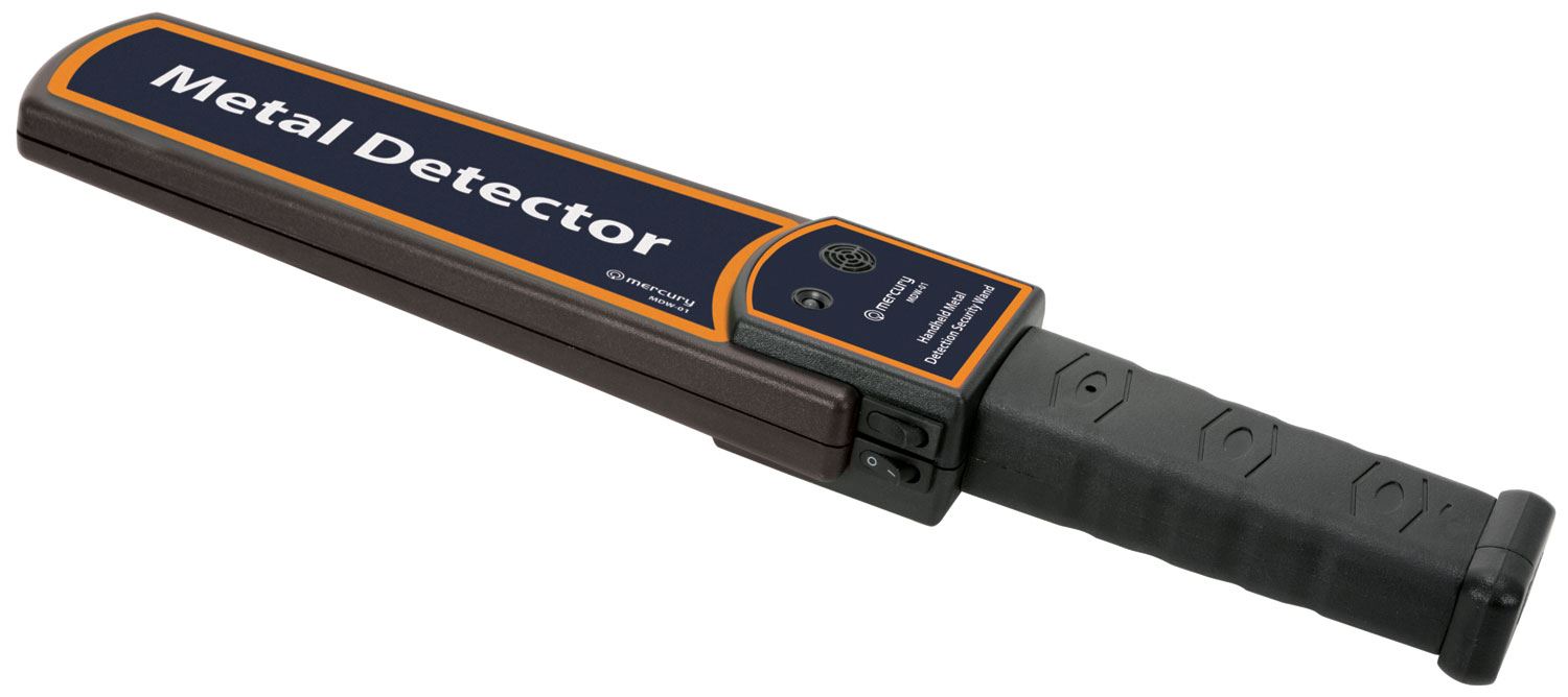 Mercury Portable Hand-held Metal Security Detector Super Scanner Wand Event Airport Scanner