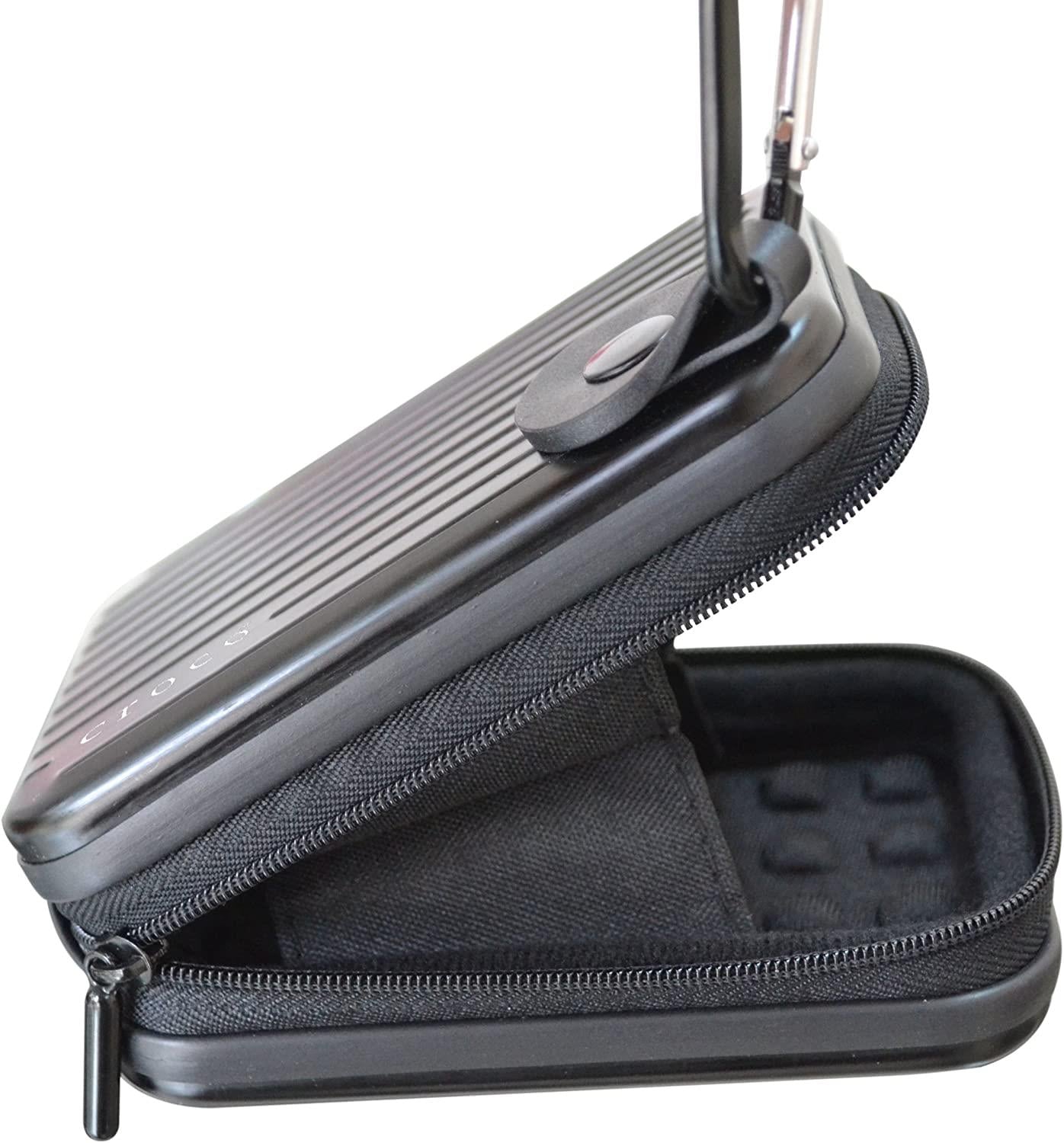 Croco "Flight" Alumininim Universal Digital Camera Hard Case Pouch Bag - Black