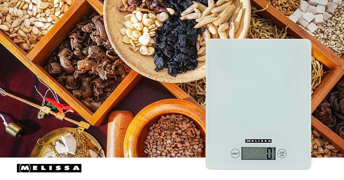 MELISSA Kitchen Digital Food Scales LCD Electronic Weighing 5kg Cooking Baking Balance - White