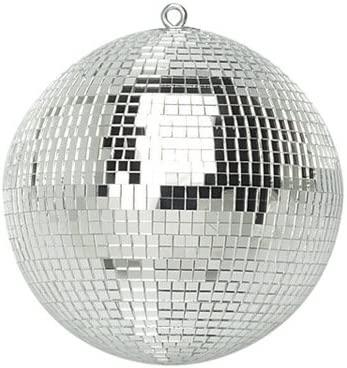 Mirror Ball 20cm 200mm 8" Silver Sparkling Disco Lights Halloween Xmas Party Large