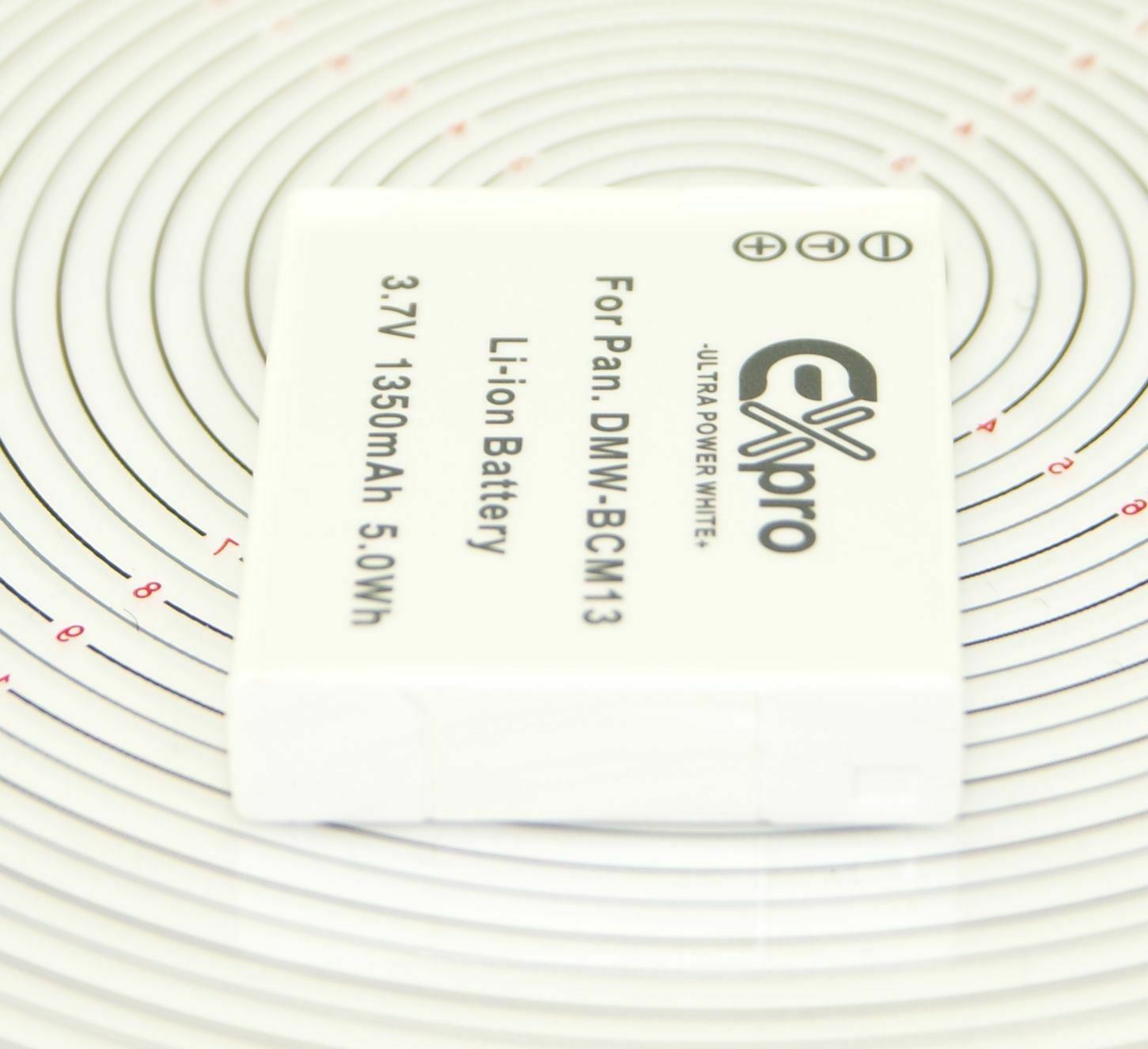 Ex-Pro DMW-BCM13, DMW-BCM13E, DMW-BCM13PP Panasonic White Series Li-on Digital Camera Battery