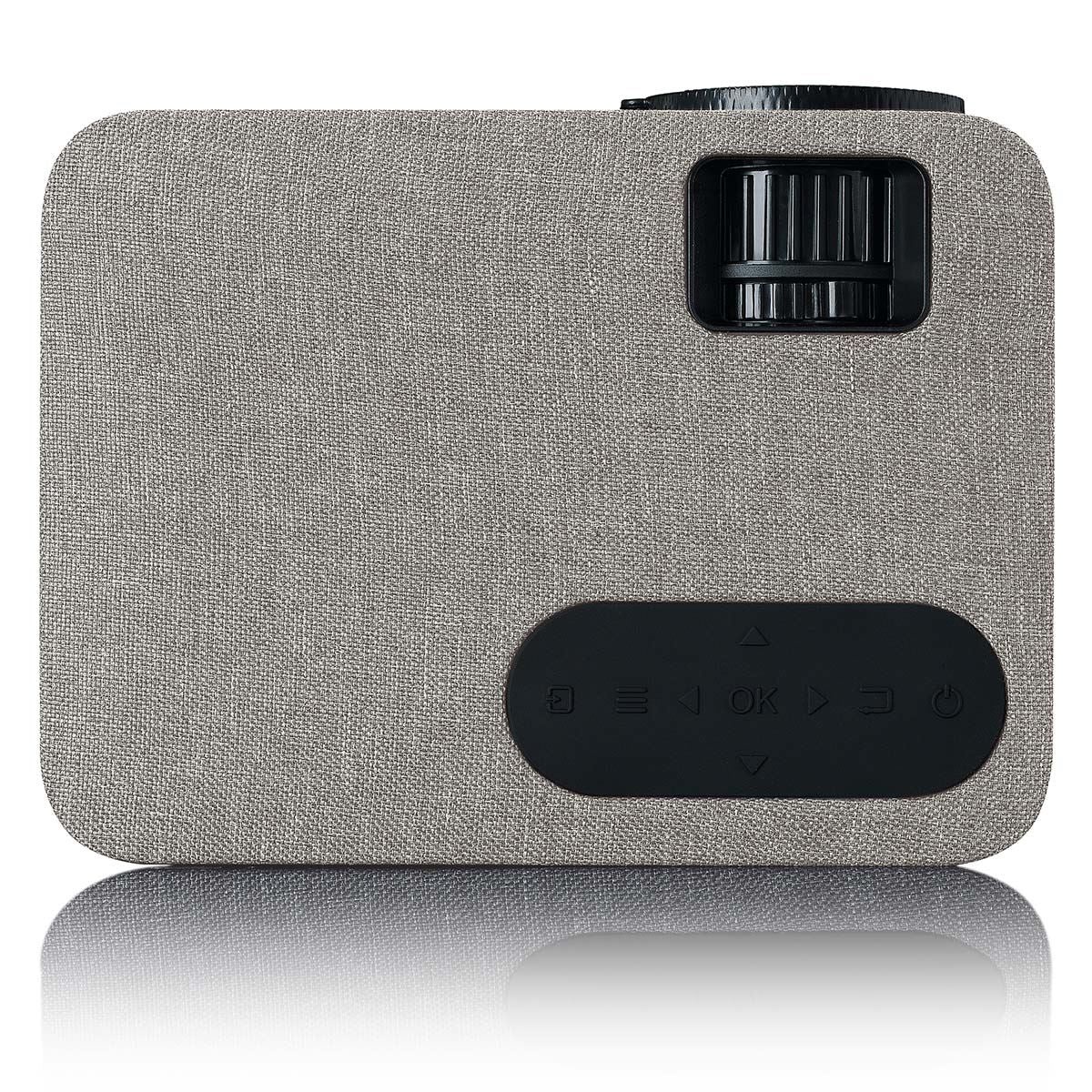Lenco LCD Projector and Bluetooth® with high resolution, supports HD 720P content Grey