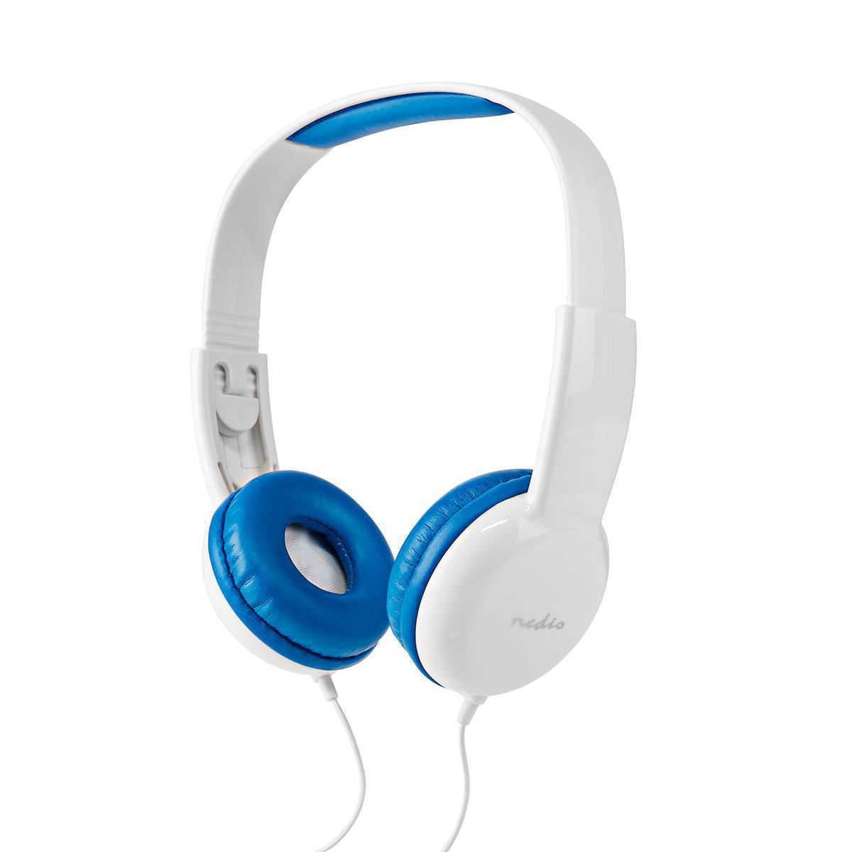 Nedis On-Ear 3.5mm Wired Headphones | Cable length: 1.20 m | 82 dB | Blue