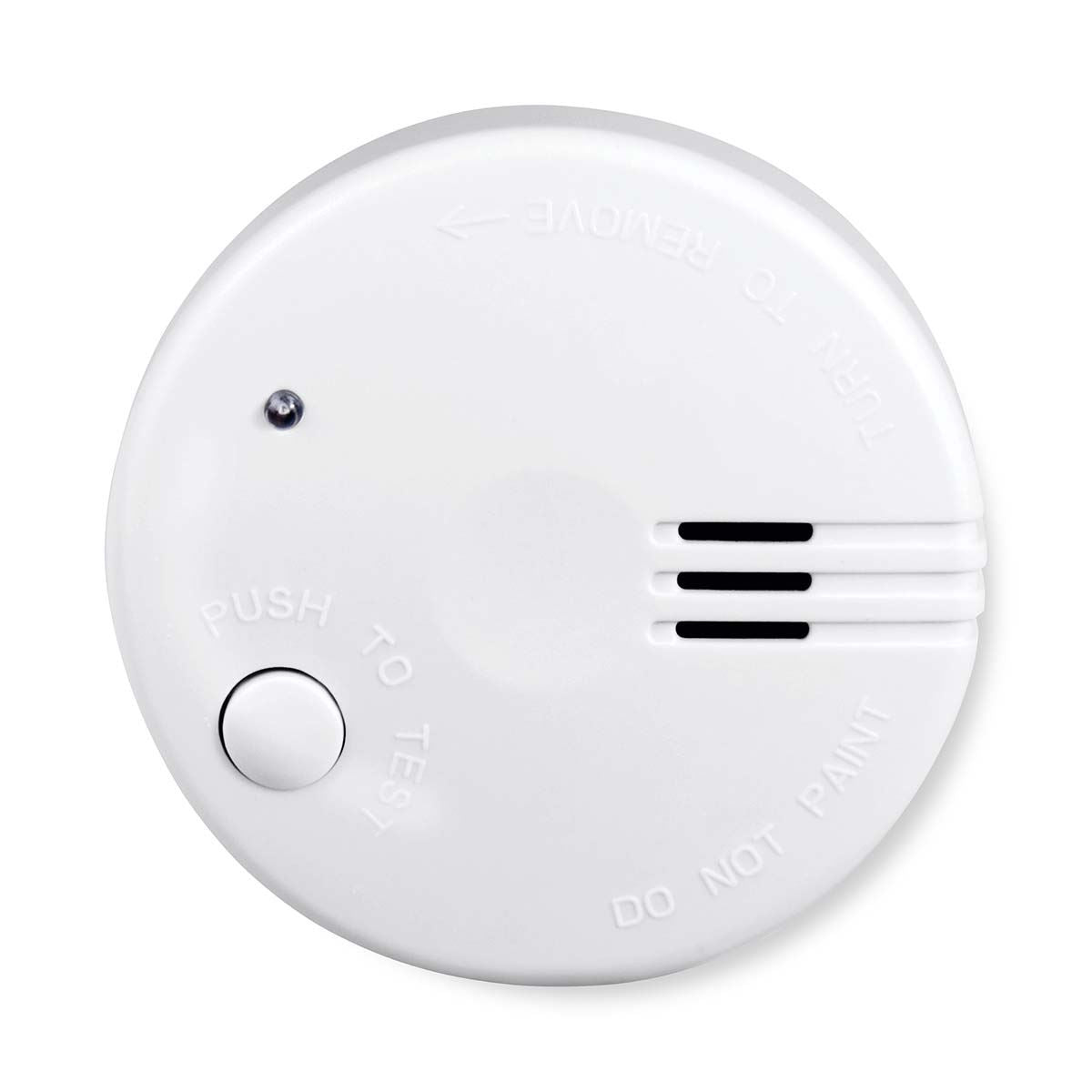 Alecto SD510 Mini Smoke detector with Hush Button | >85 dB | 5 Year Battery Powered | EN14604:2005/AC:2008 | White