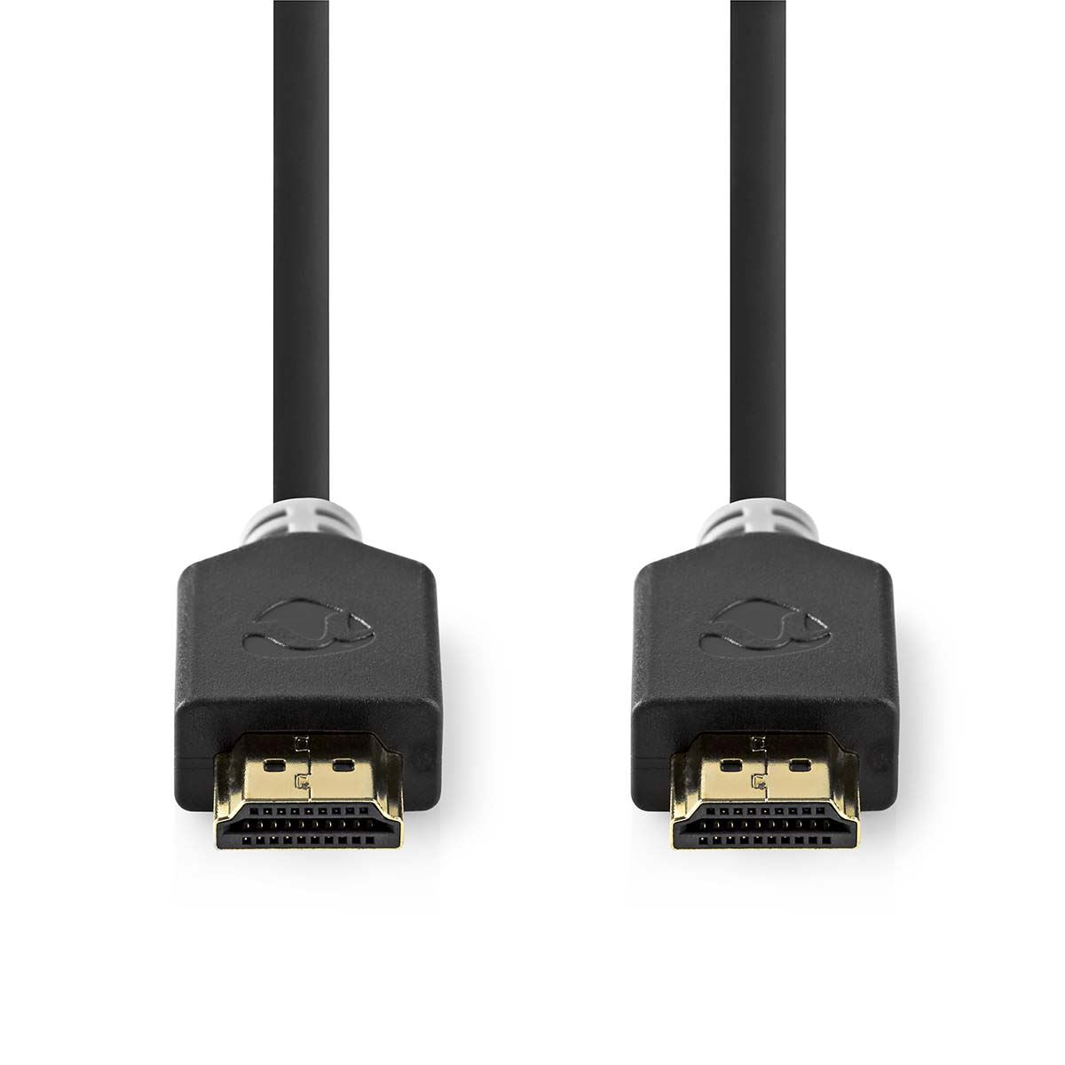 Nedis High Speed HDMI™ Cable with Ethernet | HDMI™ Connector | HDMI™ Connector | 4K@60Hz | ARC | 18 Gbps | 2.00 m | Round | PVC | Anthracite | Box