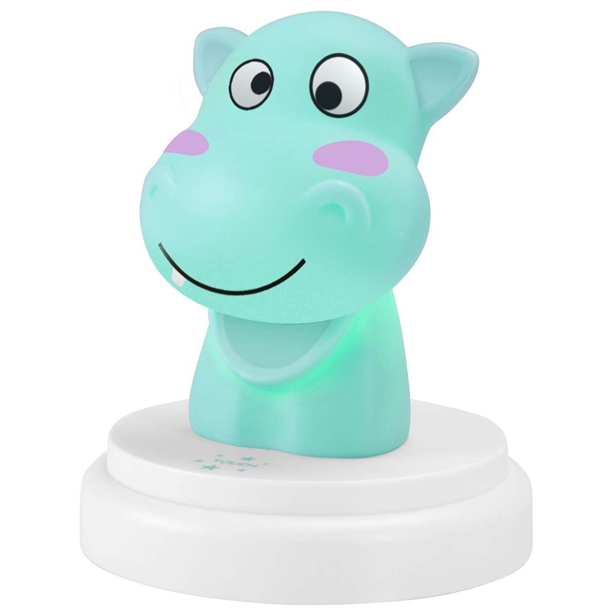 Alecto LED Blue Hippo Chrildrens Night Lamp Light