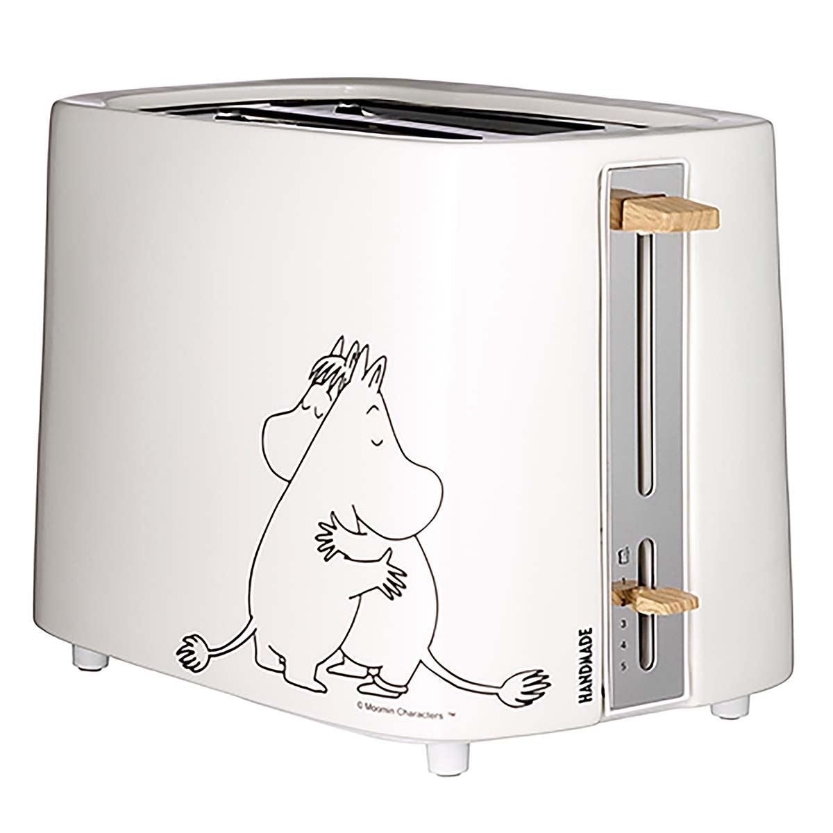 Moomin Collectables Electric Ceramic Toaster, 2 Slice , 875W - White