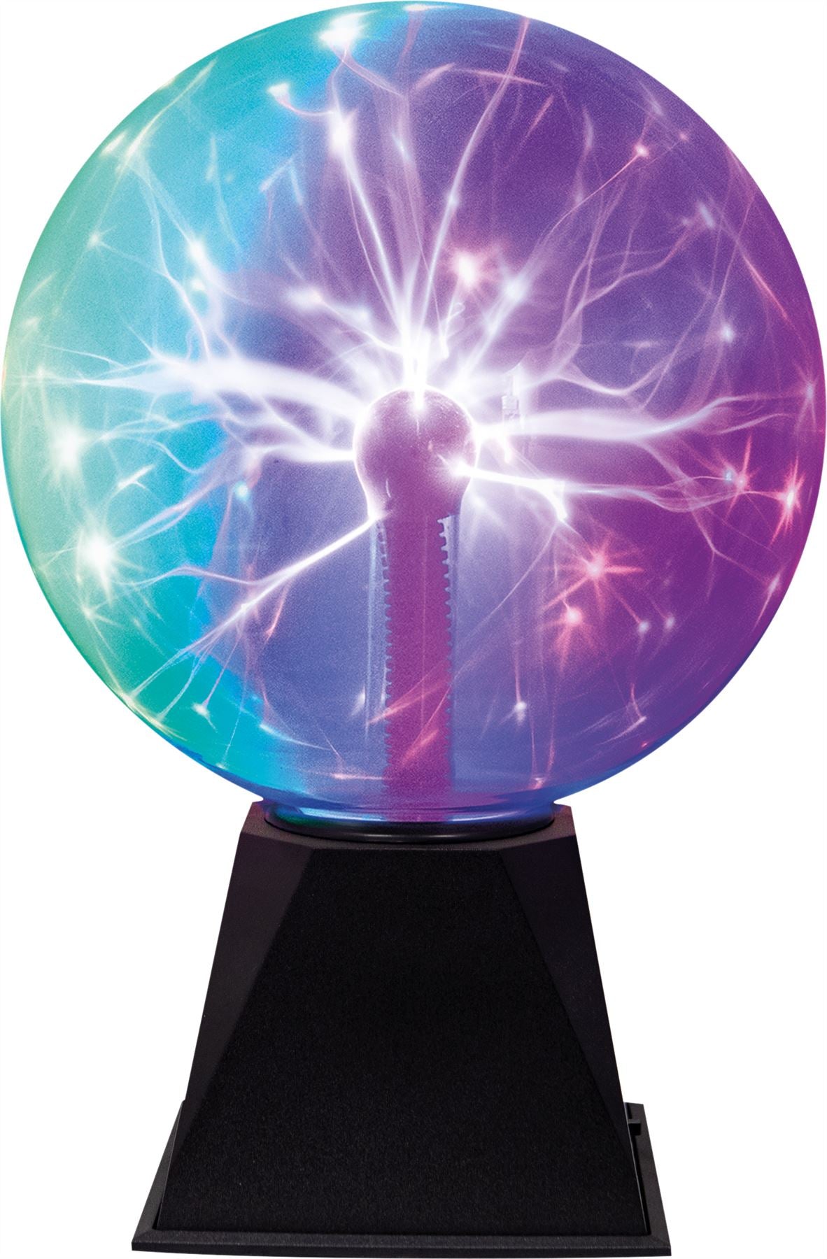 8" Multi Colour Plasma Ball Globe Light Glowing Retro Lamp Touch Activated