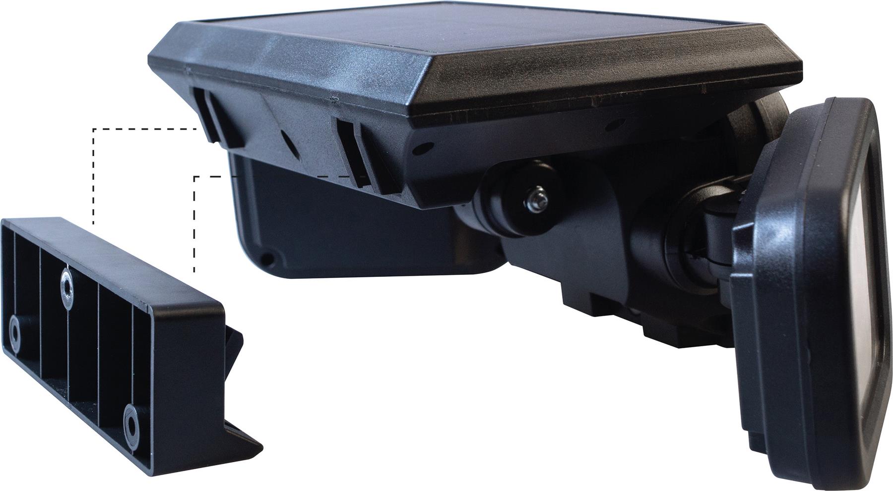 Solar Powered Adjustable PIR Motion Wall Sensor Security Light with 74 LEDs