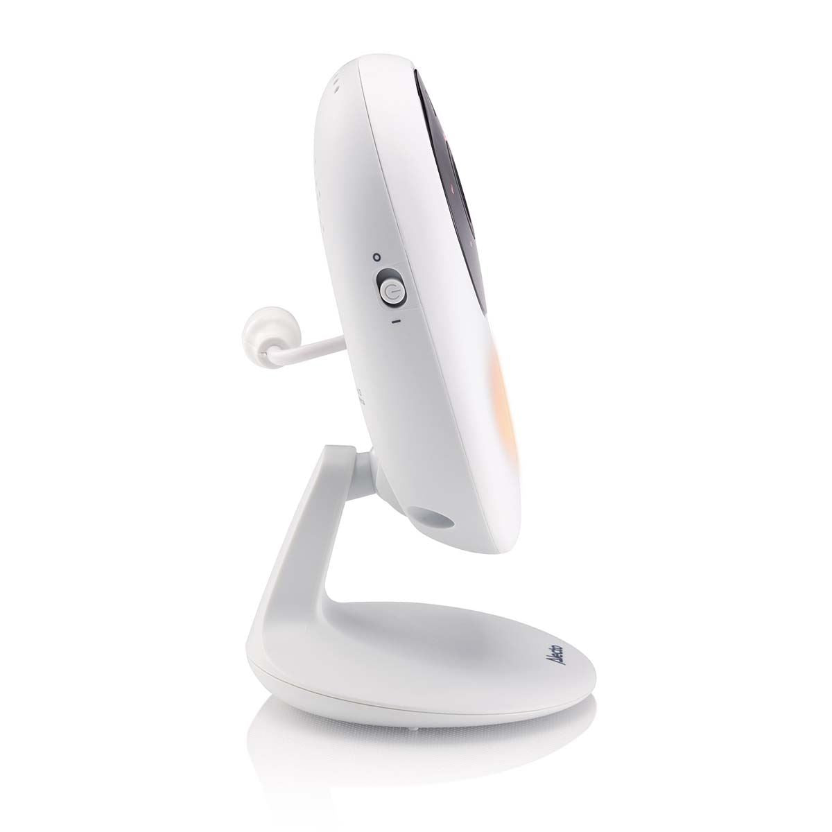 Alecto DVM-2028 Video Baby Monitor with Camera, 2.8" Inch No Wifi Baby Monitor, Temperature, Night Vision, Lullaby, Two-Way Audio - White