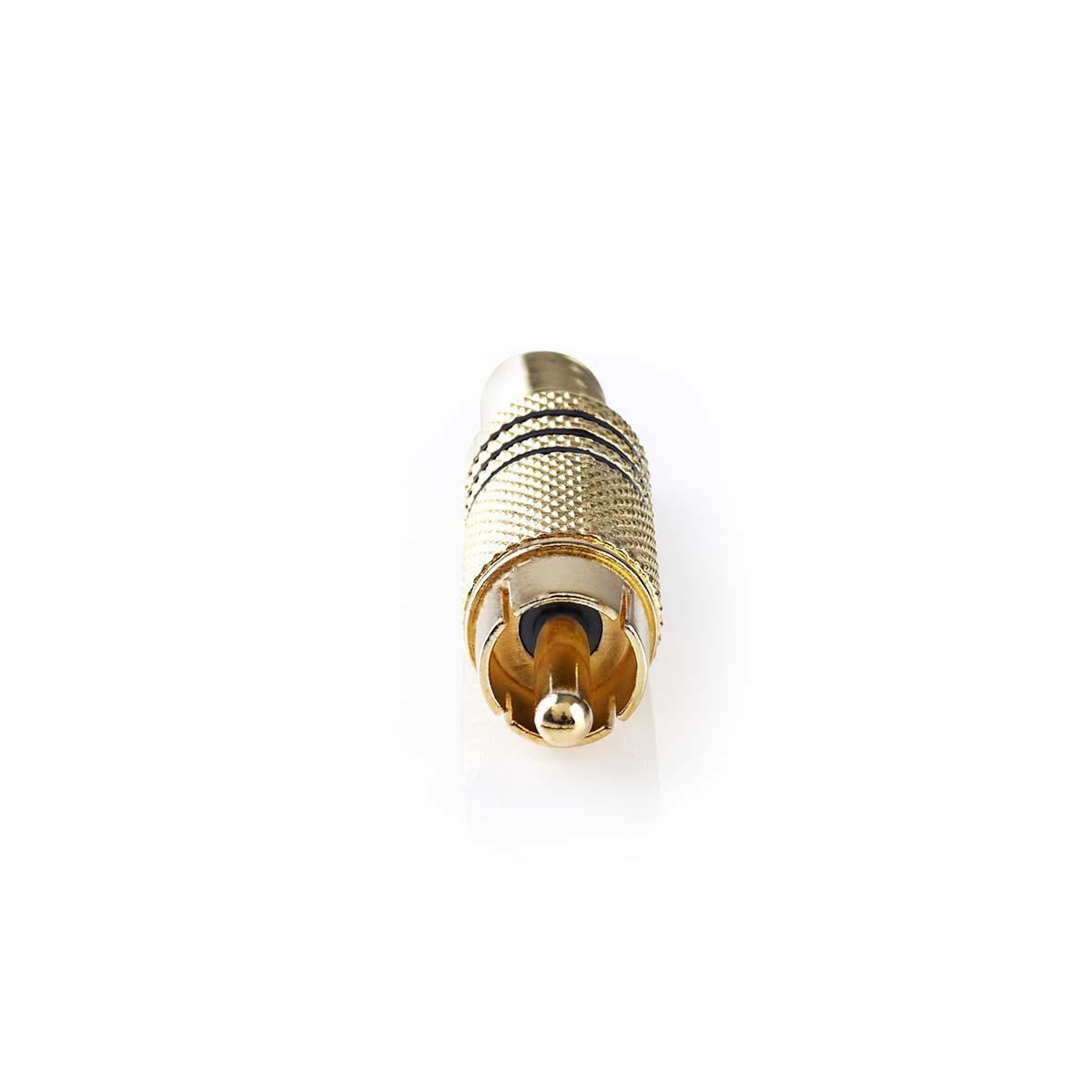Nedis RCA Connector | RCA Male | Gold Plated | 25 pieces | Gold / Black