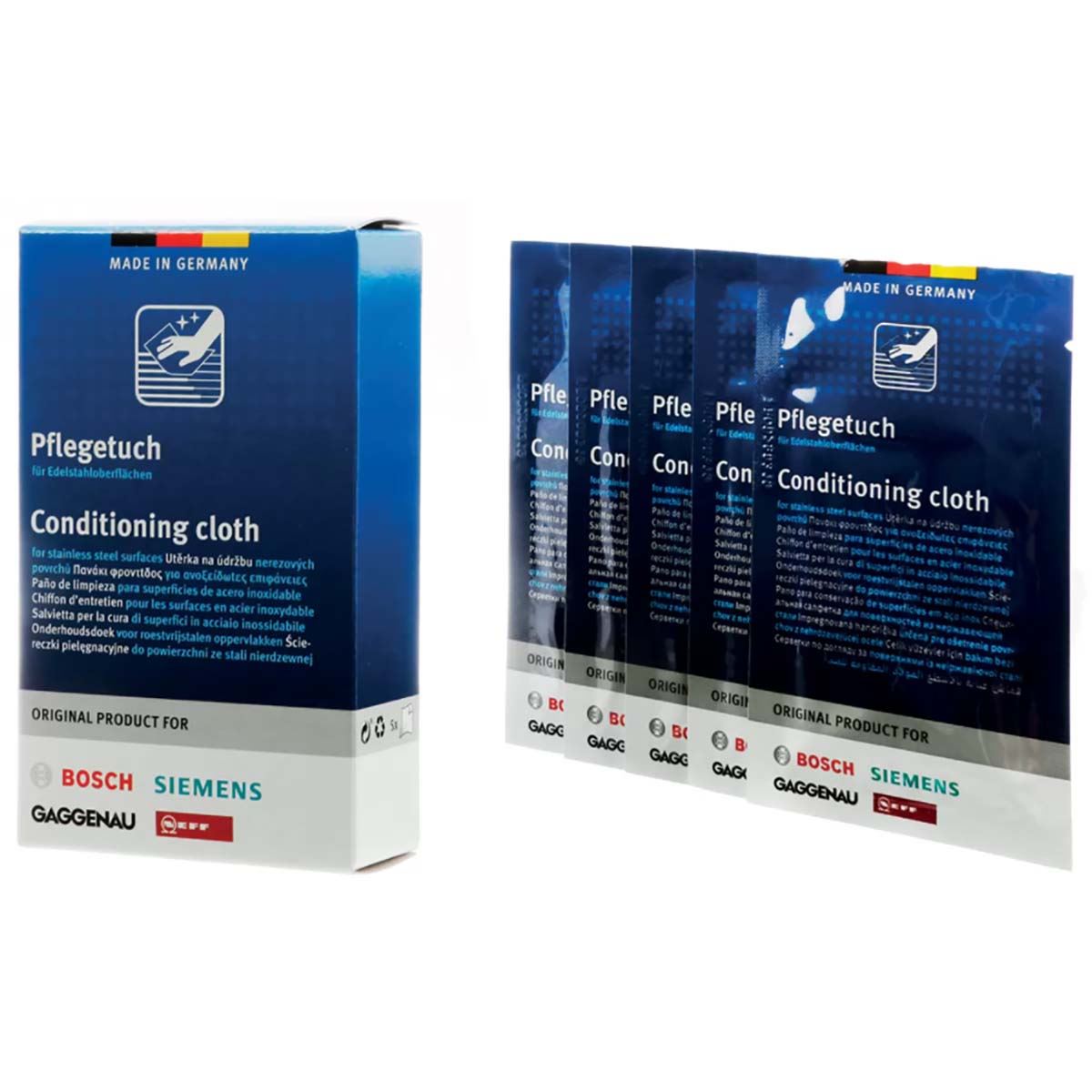Bosch Bosch | Conditioning Cloths for Stainless Steel | 5 pcs