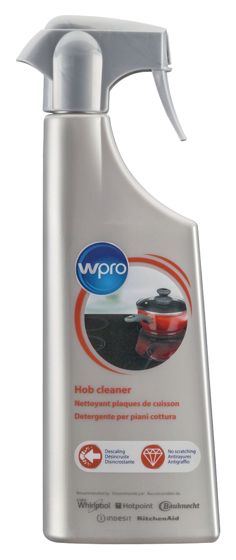 WPRO Cleaner for Glass, Ceramic, Induction and Stainless Steel Hobs -  500 ml