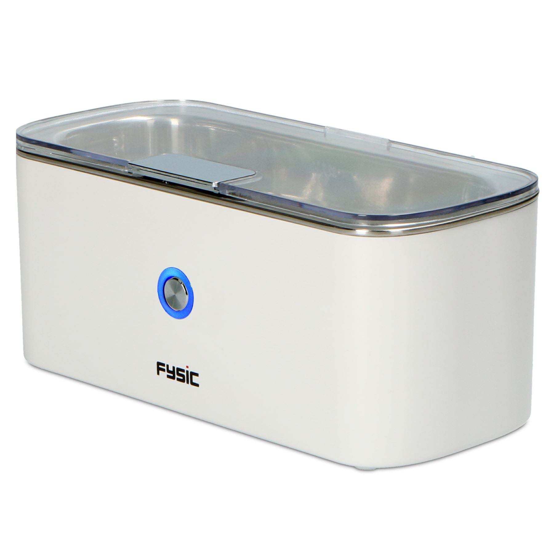 Fysic Compact Size Ultrasonic Jewellery Cleaner with Digital Timer, 43kHz, for Glasses, Rings, Necklaces, Earrings, Coins, Metal Parts, and more
