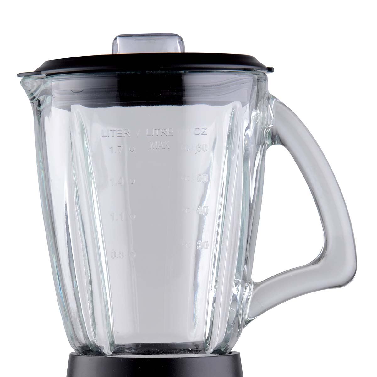Trebs Table Multi Blender with Tap, Smoothie Maker with Glass Jug, Electric Jug Mixer and Grinder, 3 Speed Settings, 500W - Ideal for Liquidisers, Milkshake, Ice Crusher, Smoothies, Fruit Juice, Protein Shake