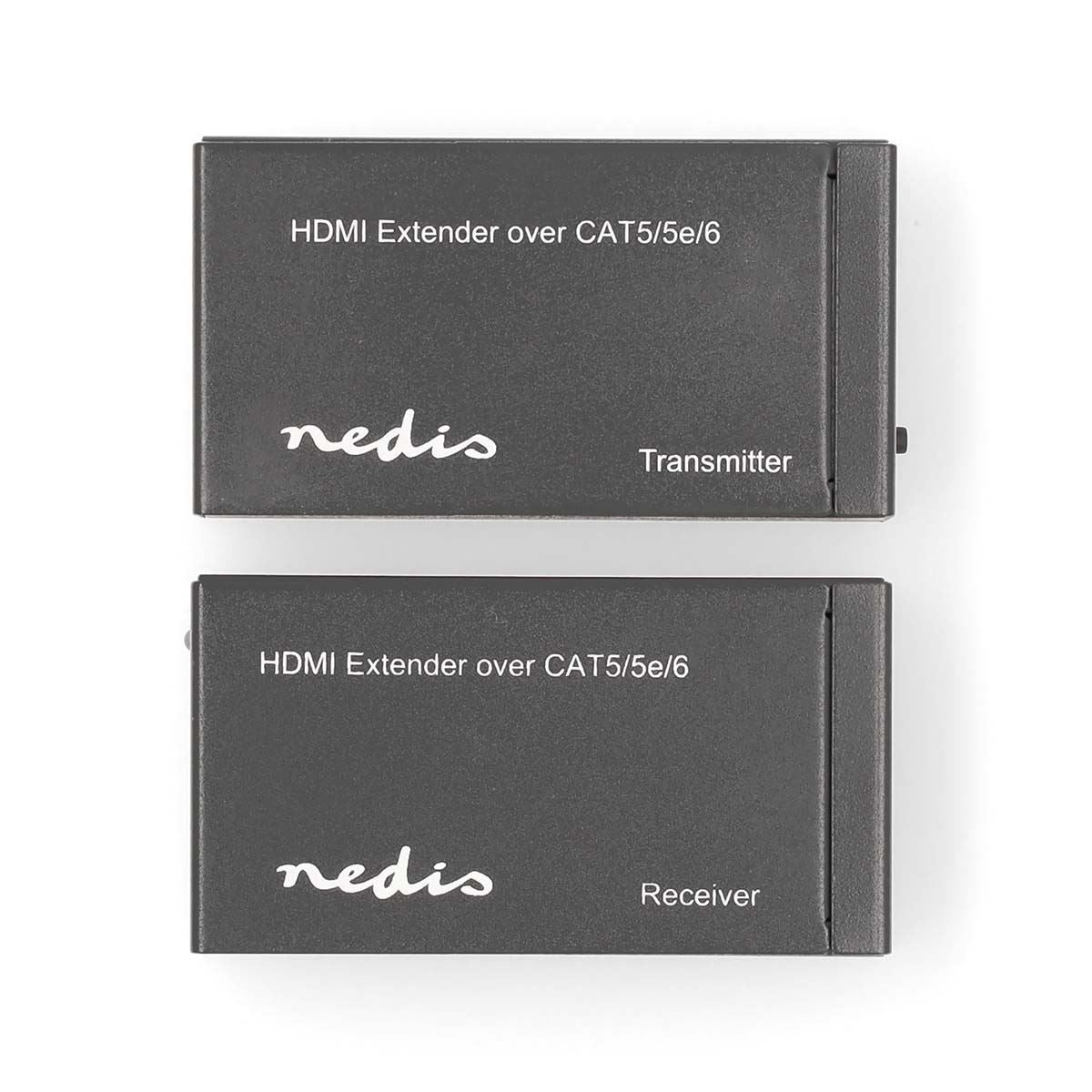 Nedis HDMI™ Extender | Over Cat6 | up to 60.0 m | 1080p | 1.65 Gbps | Metal | Anthracite