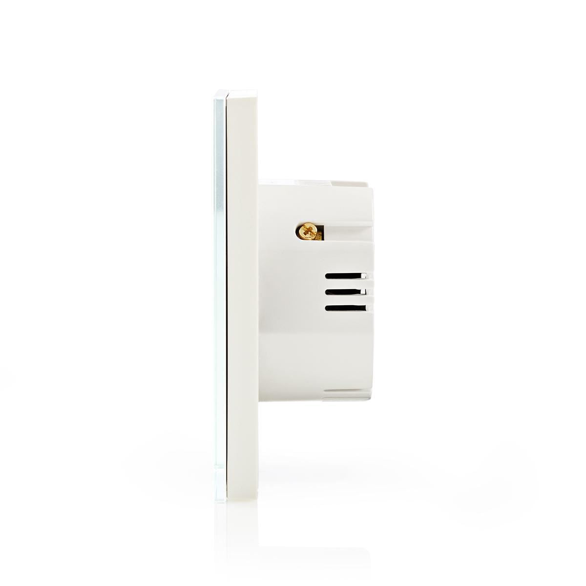 Nedis SmartLife Wall Switch | Single | Wall Mount | 1000 W | Android™ / IOS | Glass | White