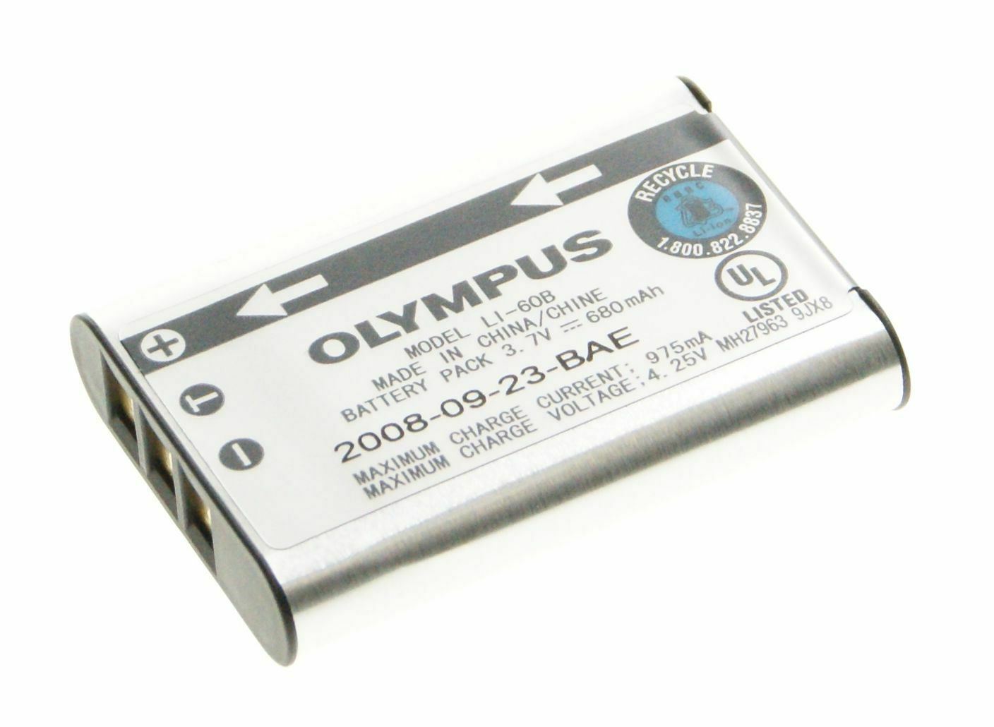 Olympus Li-60B, Li60B Li-on Digital Camera Battery Pack