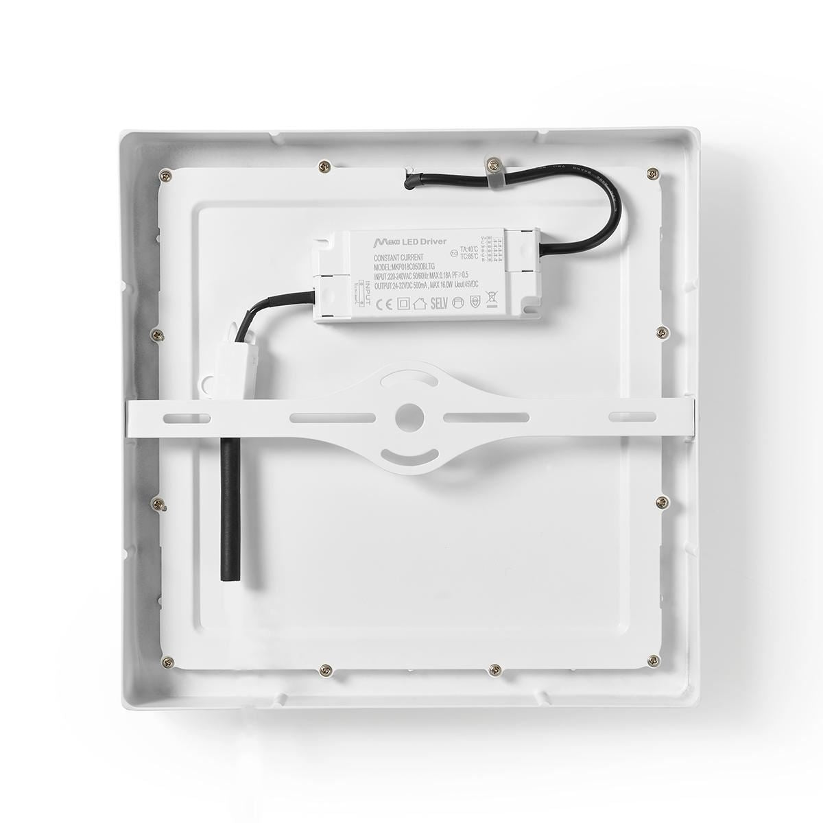 Nedis SmartLife Wi-Fi Ceiling Light Square Cool White / RGB / Warm White | 1400 lm | 2700 - 6500 K | IP20 | Energy class: G | Android™ / IOS