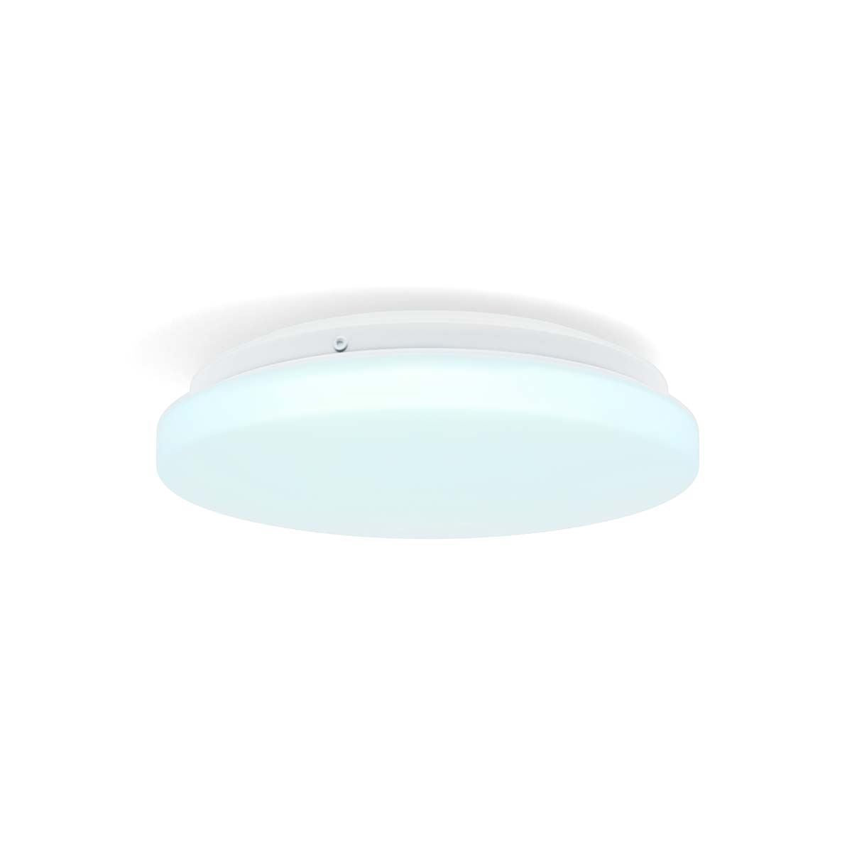 Nedis SmartLife Wi-Fi Ceiling Light, 26cm, Dimmable, Adjustable Colour Temperature 2700K-6500K, Remote & Voice Control, Compatible with Alexa & Google Home, Indoor/Outdoor