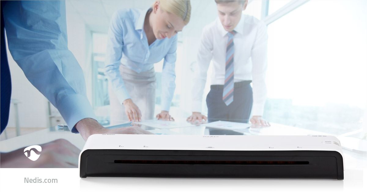Nedis Laminator | Hot & Cold | A3 | 300 mm/min | Auto switch off | Mains Powered | White