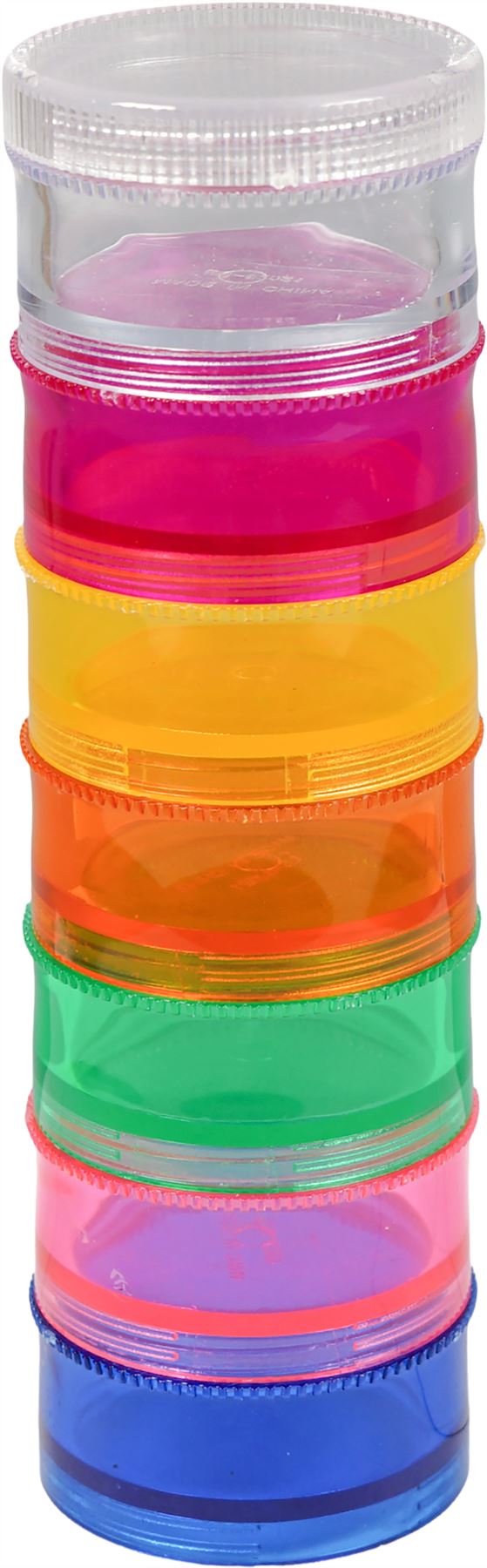 7 Day Stackable Pill Dispenser Tablet Organiser Tower 1 Compartment per Day for Those who take Tablets on a Daily Basis Easy Medication Management and Organisation Easy to Open Perfect for Travel