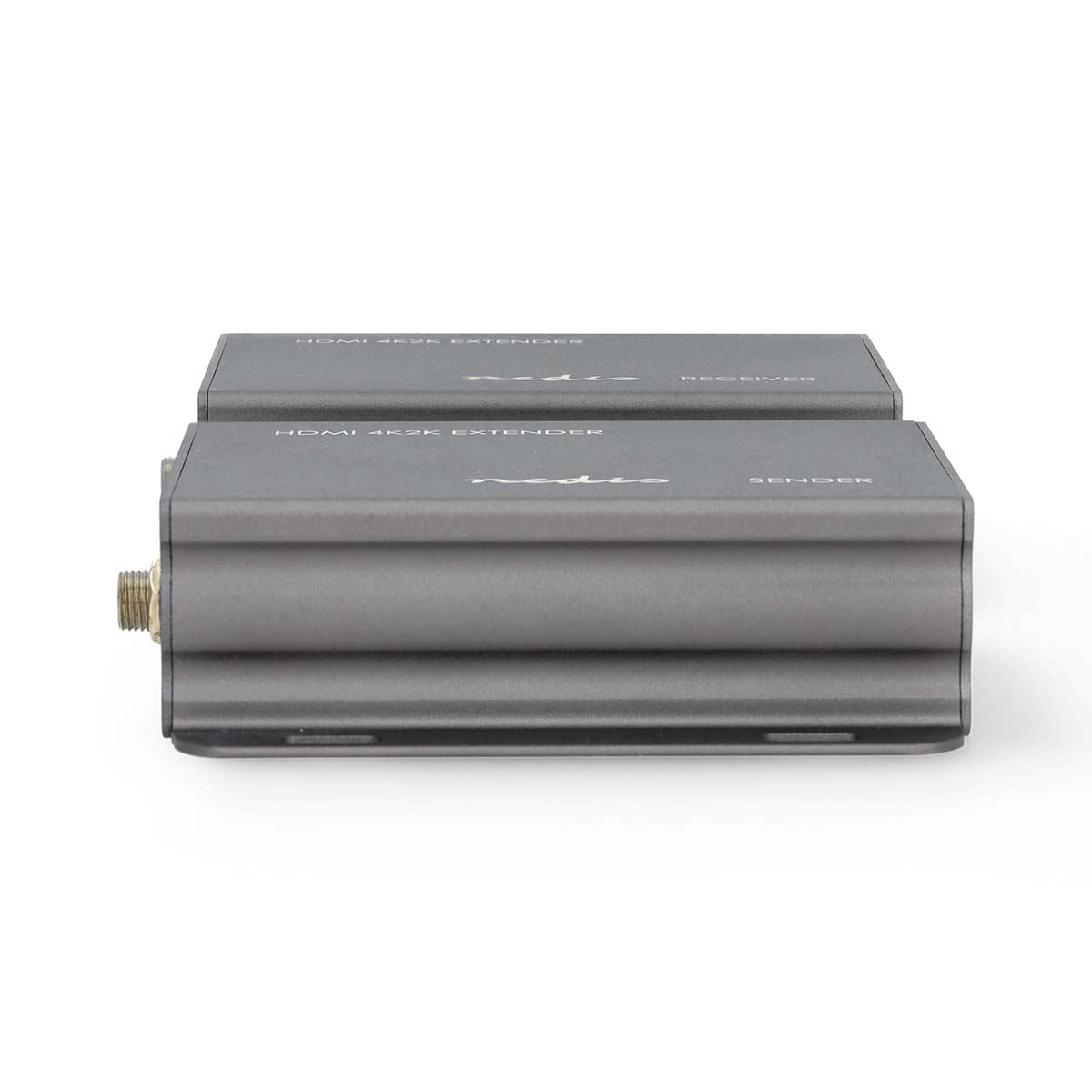 Nedis HDMI™ Extender | Over Cat6 | up to 50.0 m | 4K@30Hz | 10.2 Gbps | IR Return function | Metal | Anthracite
