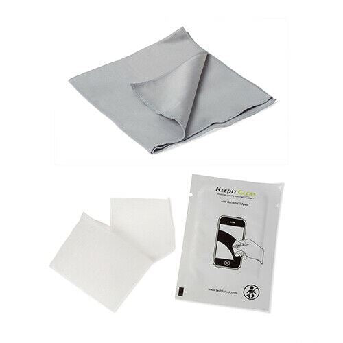 Techlink Screen Cleaning Wipes & Antimicrobial Cloth (18 Pack)