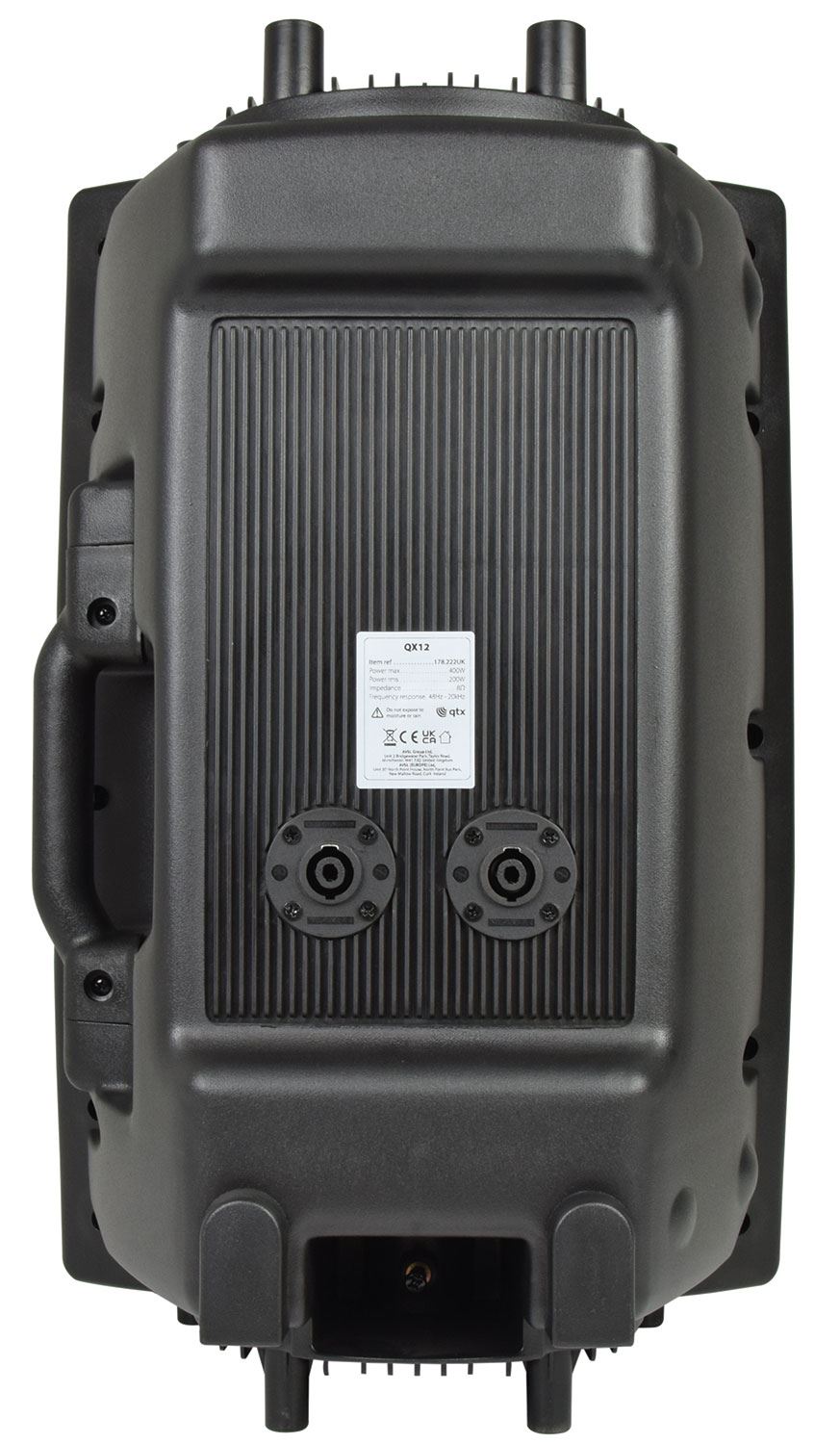 QTX QX12 12" Passive PA Multi Speaker 400w - Black