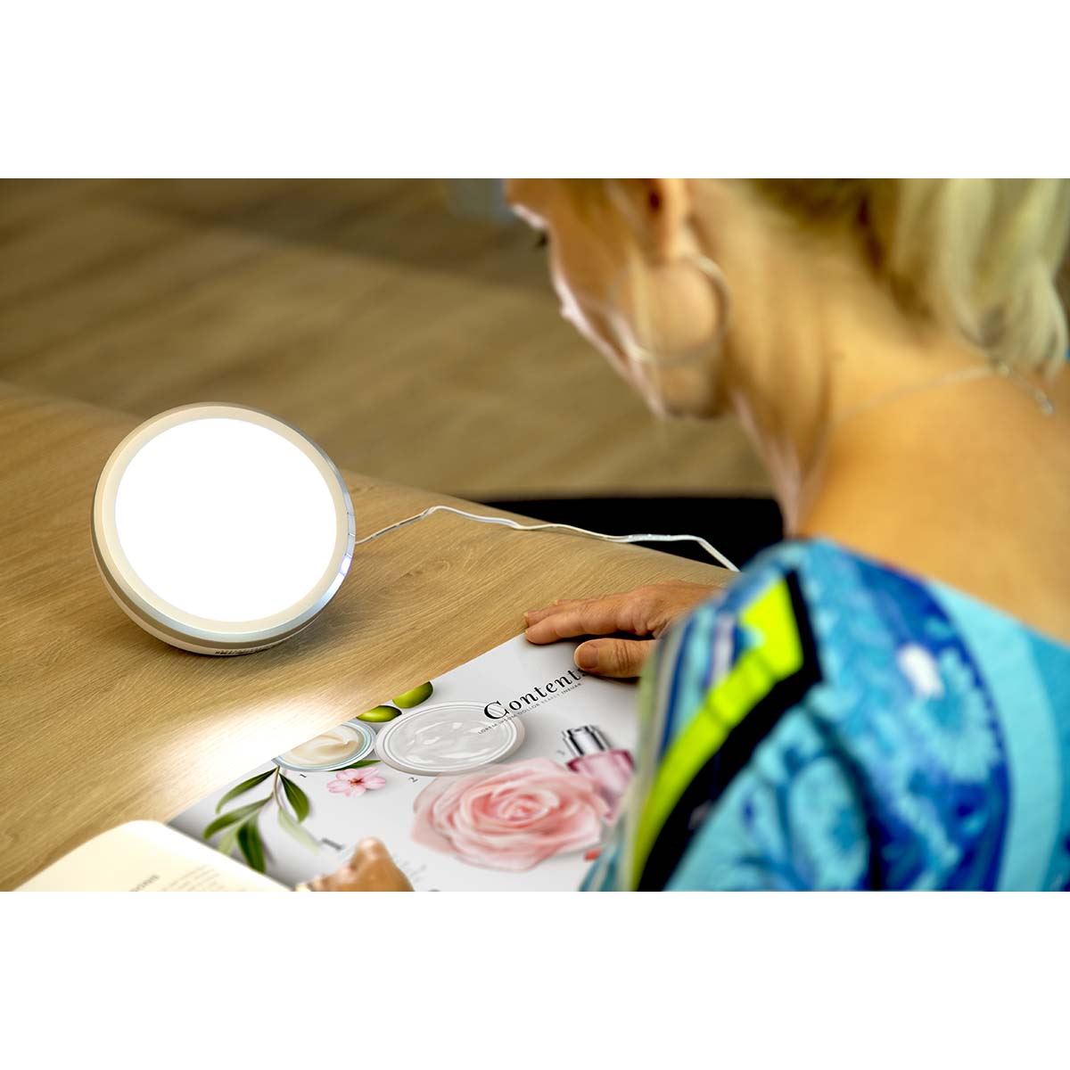 Fysic Energy LED SADS Syndrome Lamp / Light Therapy - White/Silver