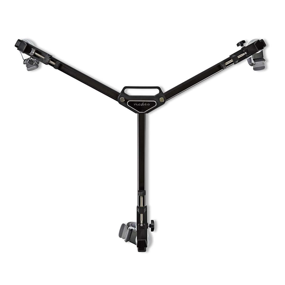 Nedis Tripod Dolly | Maximum load capacity: 20.0 kg | Tripod diameter range: 29.0 mm | Travel bag included | Leg locks | Aluminium | Black