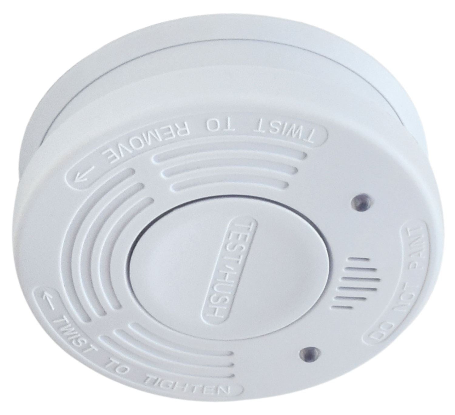 Mercury 10 Year Smoke Alarm with Sealed Lithium Battery & Hush Button | Photoelectric Fire Detector for Home Safety | Easy Install, Low Battery Warning & Test Function – White