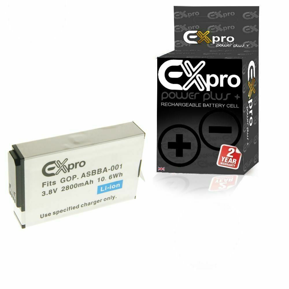 Ex-Pro GoPro ASBBA-001 GoPro Li-on Digital Camera Battery