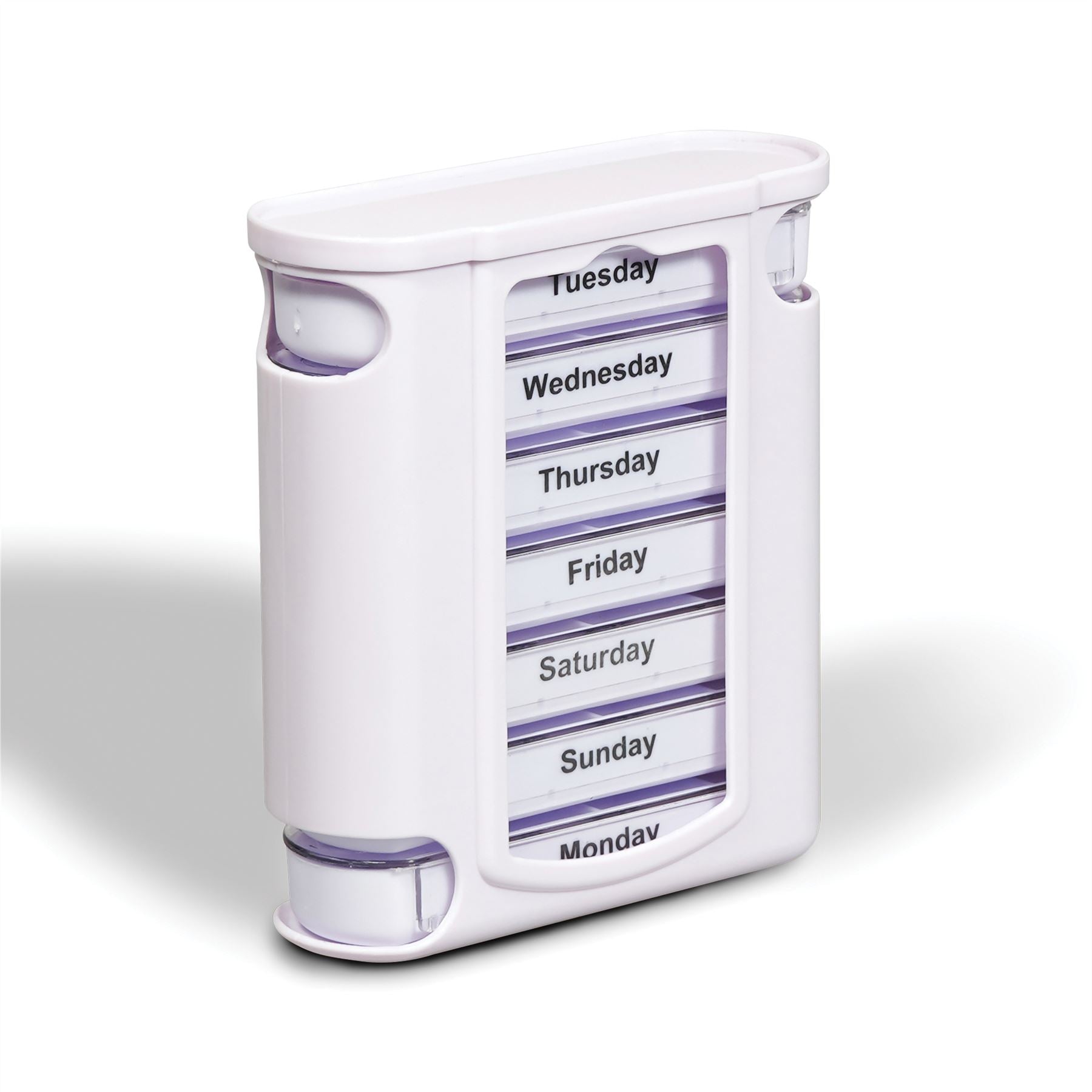7 Day Pill Dispenser Tablet Box Organiser. 4 Compartments per Day, Breakfast, Lunch, Dinner and Bedtime. for Those who take Many Tablets on a Daily Basis. Easy Medication Management & Organisation
