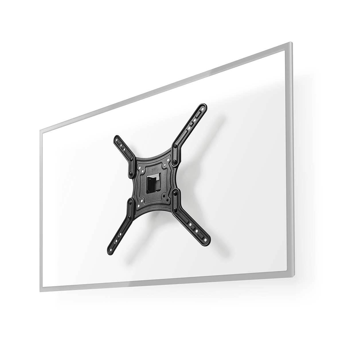 Nedis Full Motion TV Wall Mount | 23 - 55 " | Maximum supported screen weight: 30 kg | Tiltable | Rotatable | Minimum wall distance: 67 mm | Maximum wall distance: 67 mm | 1 Pivot point(s) | ABS / Steel | Black