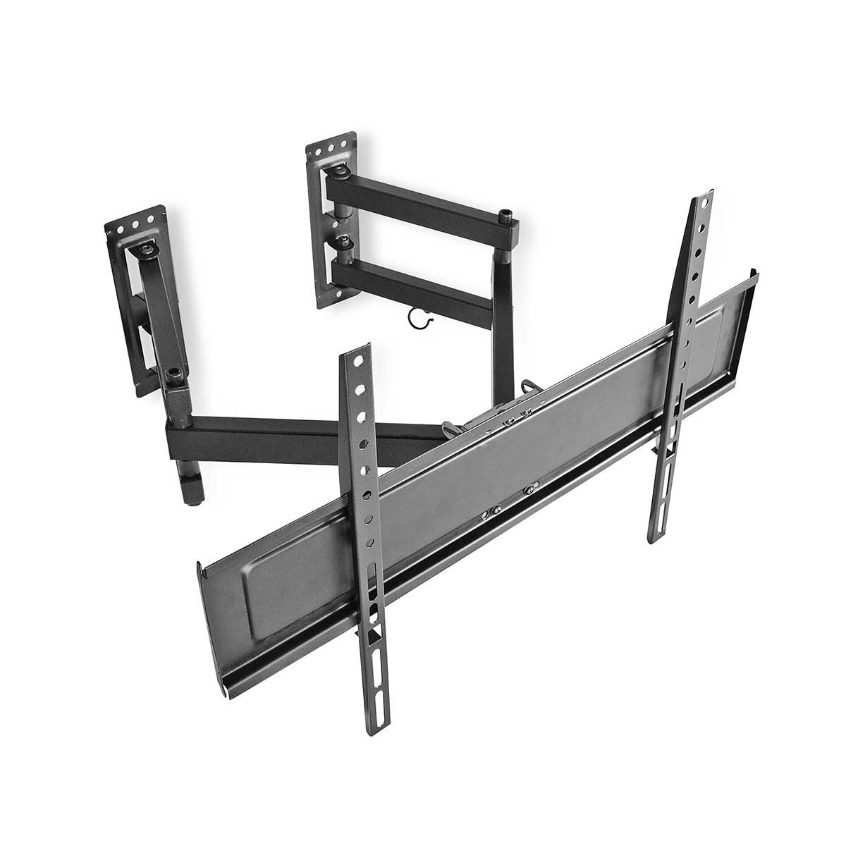 Nedis Full Motion TV Wall Mount | 32 - 70 " | Maximum supported screen weight: 40 kg | Tiltable | Rotatable | Minimum wall distance: 80 mm | Maximum wall distance: 520 mm | 3 Pivot point(s) | Steel | Black