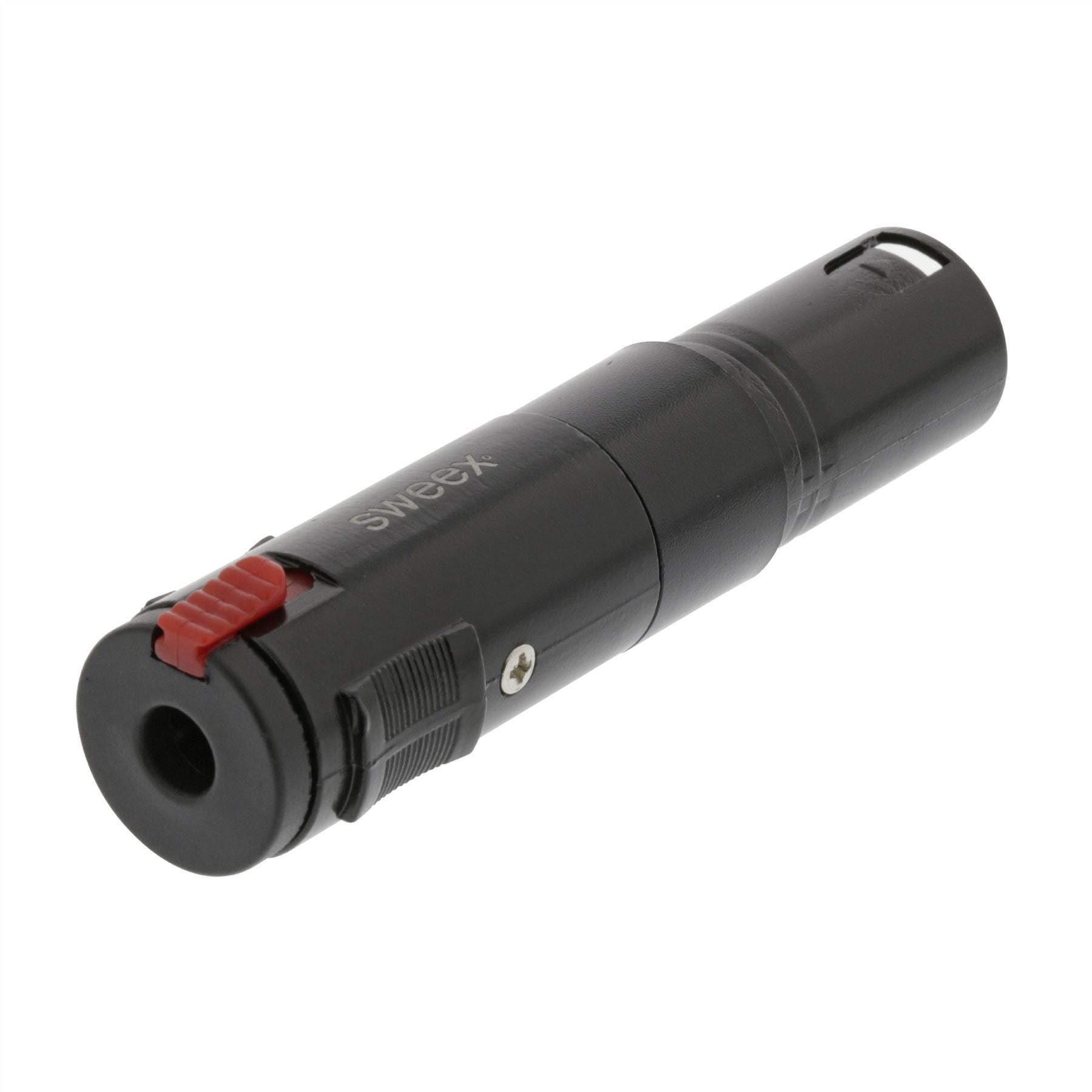 Sweex XLR Adapter XLR 3-Pin Male to 6.35mm Female - Dicast Metal - Black