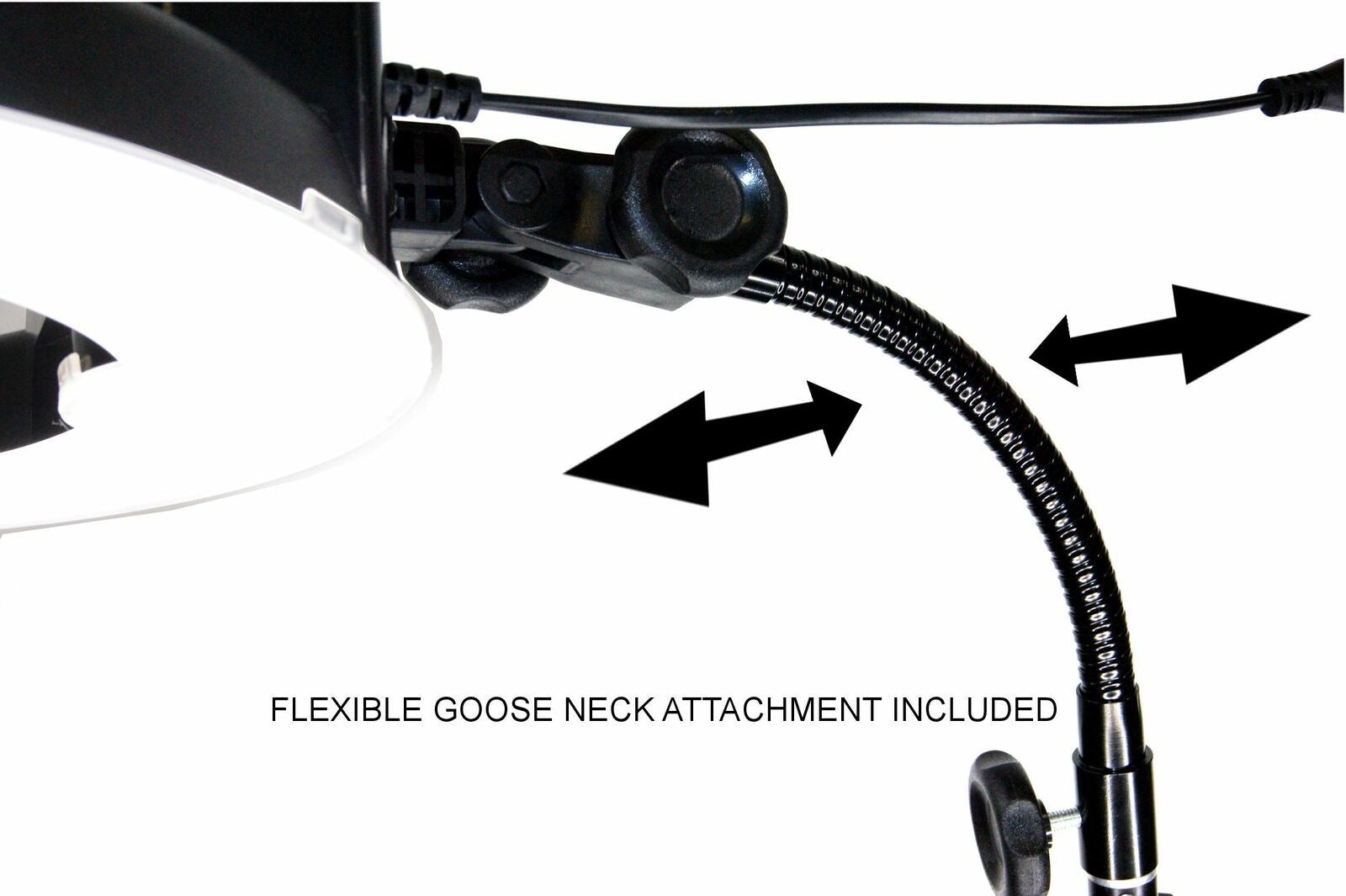 Ex-Pro Ring Light Photography 5500K 90+ CRI 36W (200w EQ) SMD LED 12" [Social Media Package]