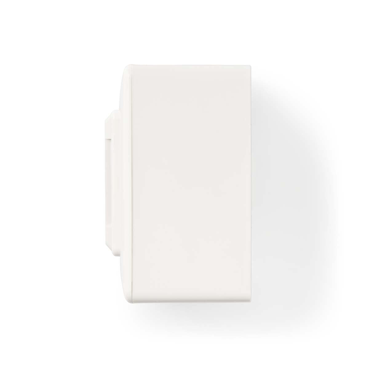 Nedis Network Wall Box | In-Wall | 2 port(s) | CAT5e | Straight | Female | Gold Plated | ABS | White | Box