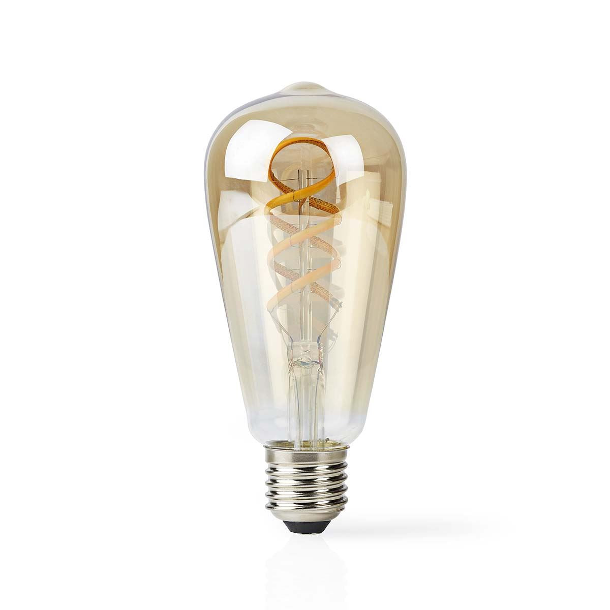 Nedis SmartLife LED Filament Bulb | E27 | 360 lm | 4.9 W | Warm to Cool White | 1800 - 6500 K | Glass | Android™ / IOS | ST64 | 1 pcs