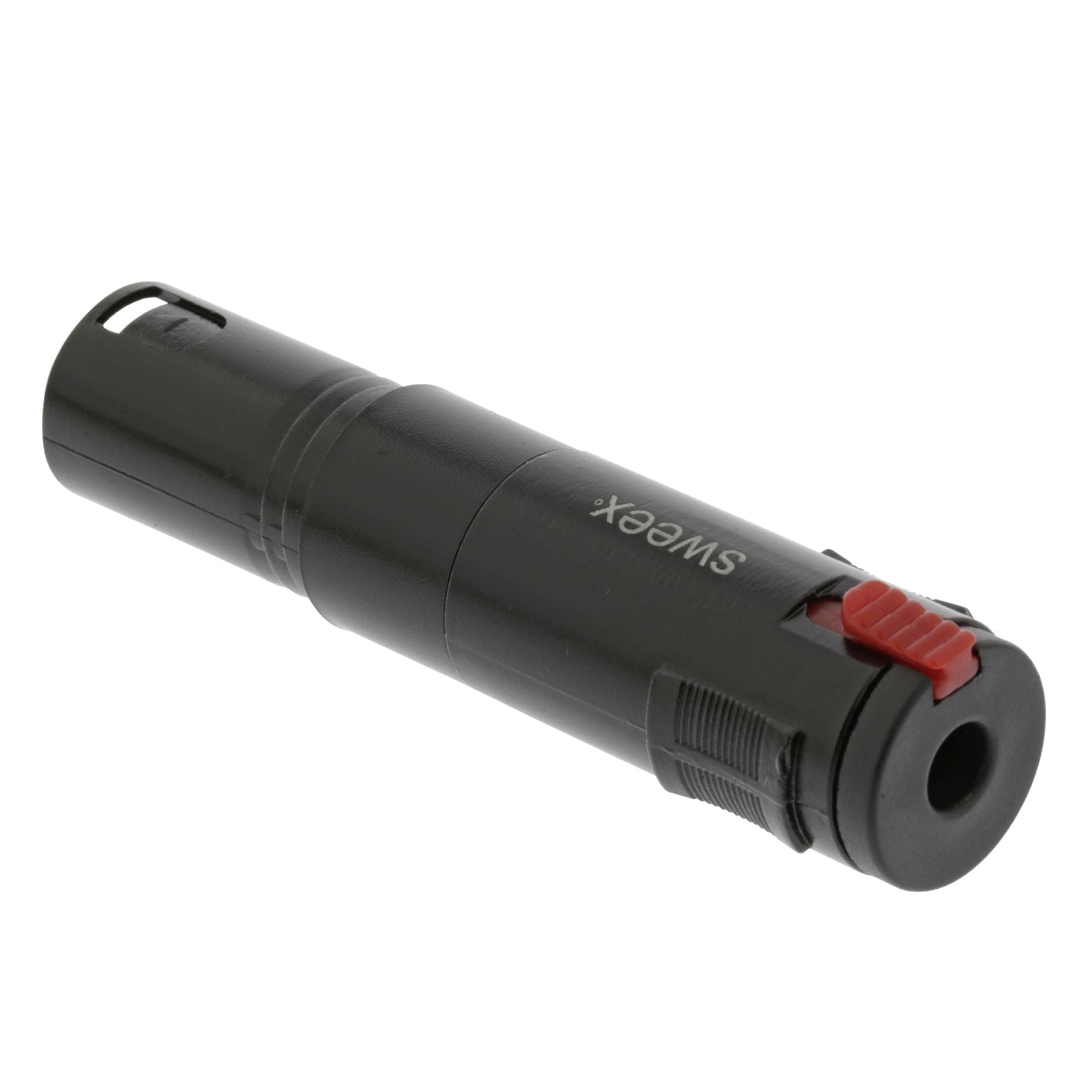 Sweex XLR Adapter XLR 3-Pin Male to 6.35mm Female - Dicast Metal - Black