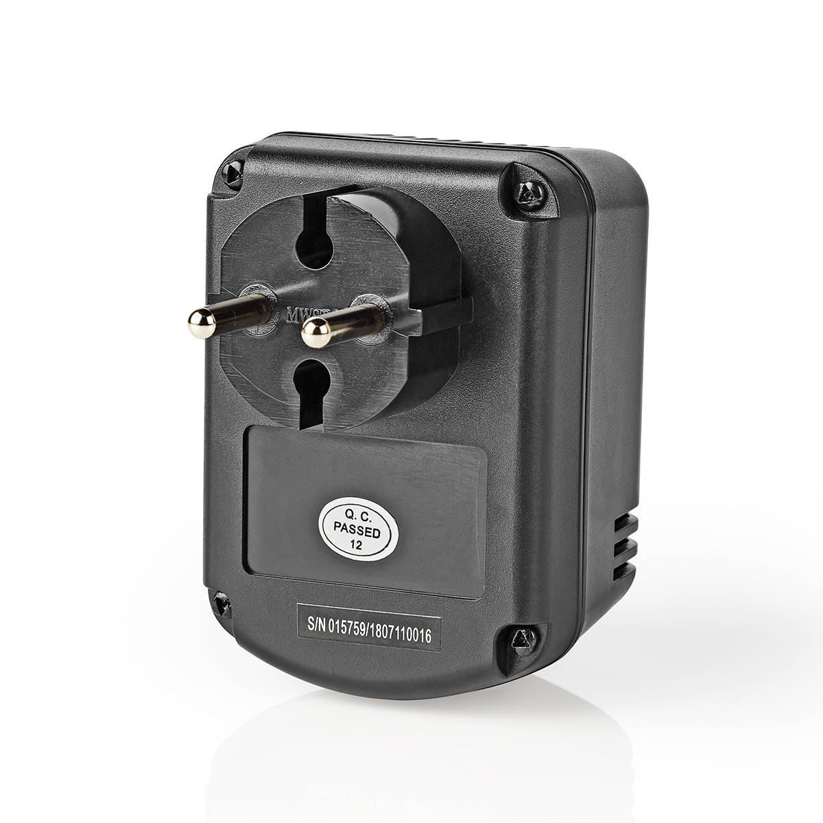 Nedis Power Converter | Mains Powered | 230 V AC 50 Hz | 30 W | Euro Plug with earth contact | Black