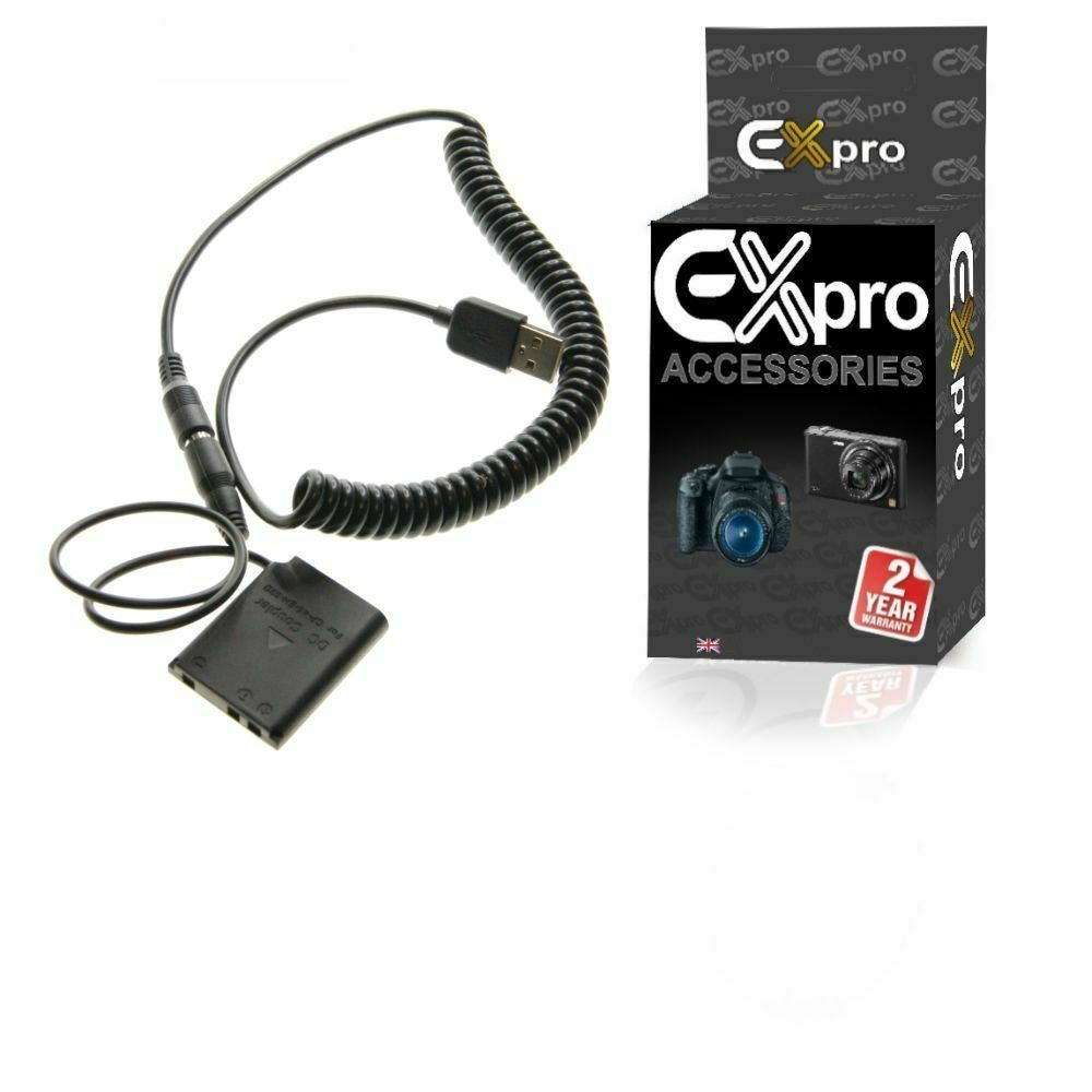Ex-Pro Nikon EH-62D EN-EL10 Coupler Cable for Ex-Pro Rechargeable Battery Power System for Nikon Coolpix