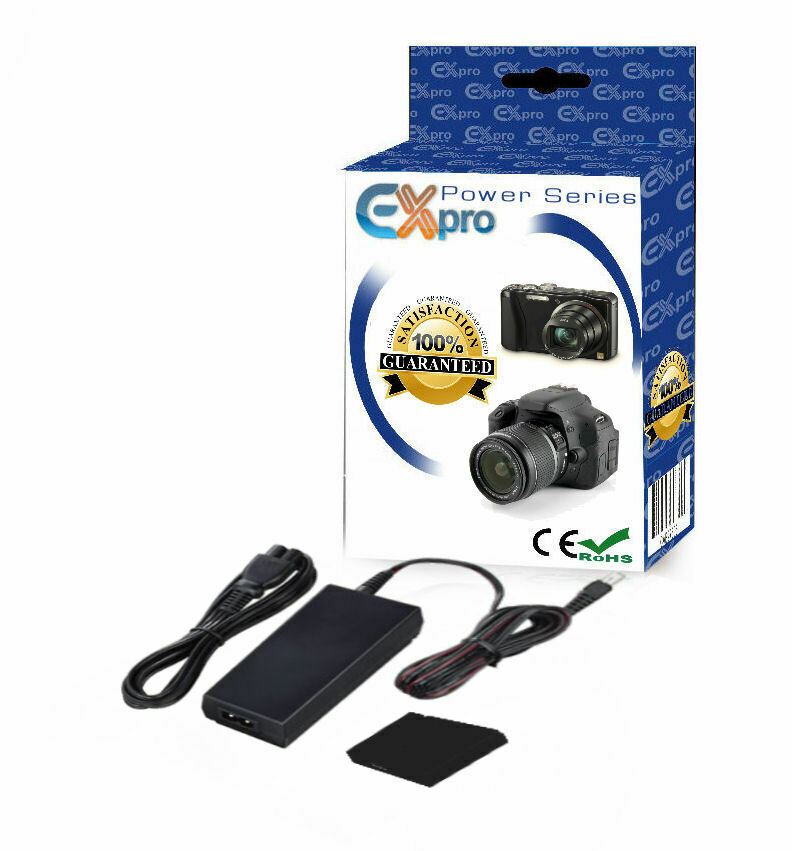 Ex-Pro Replacement Panasonic DMC-AC5 5.1v 1.1Amp, AC Mains Power Supply Adapter & DMW-DCC7 Battery coupler kit for Panasonic Lumix