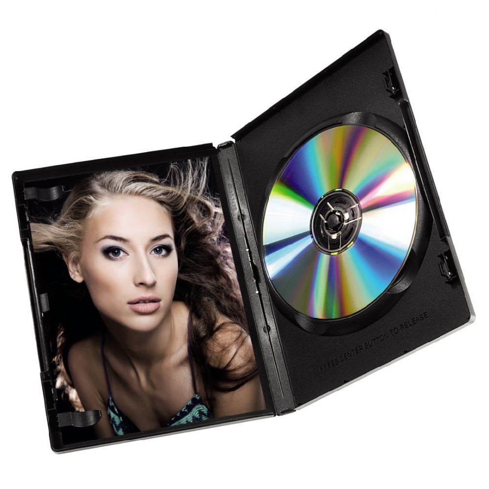 Image of Hama DVD CD Jewel Cases, Pack of 30, Black