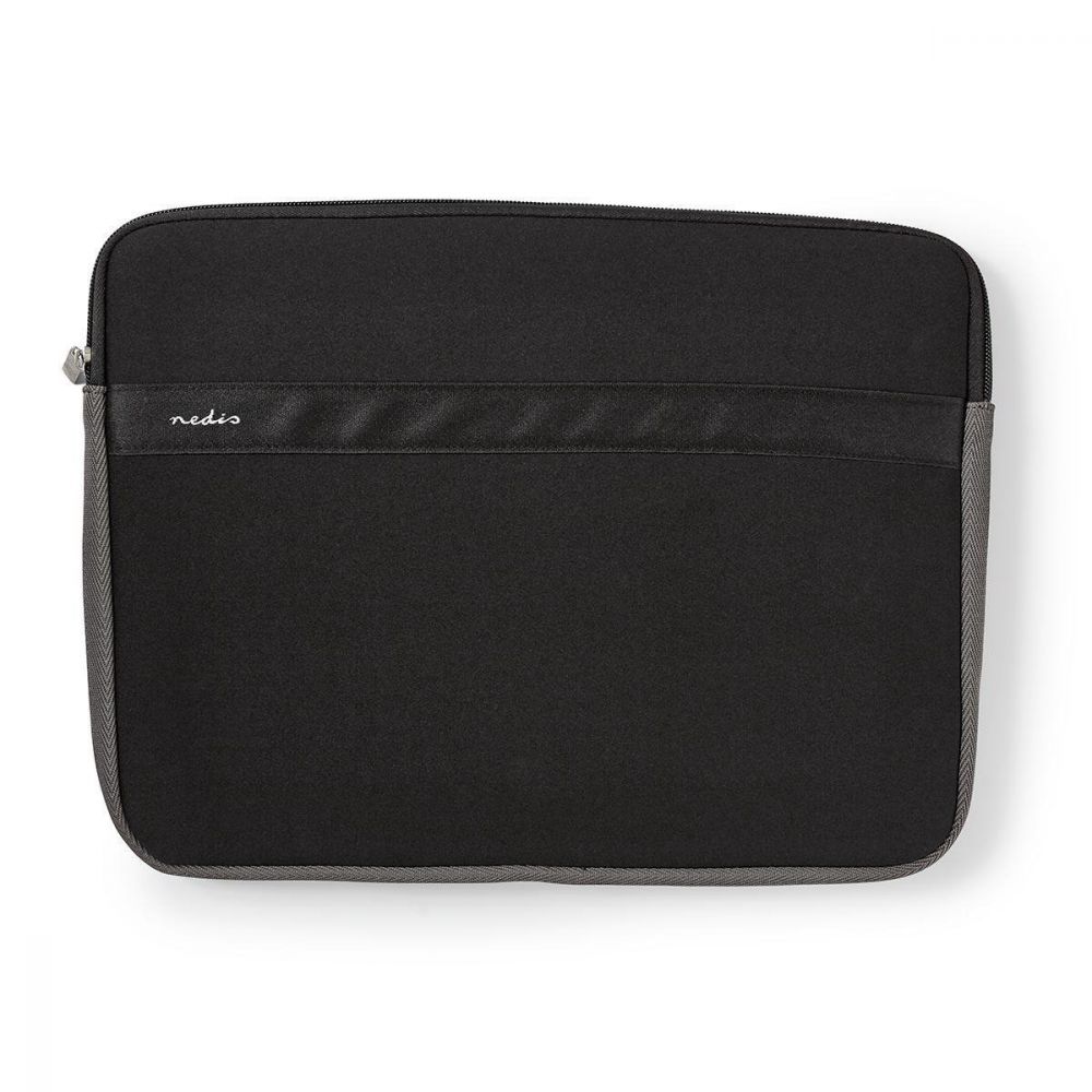 Image of Nedis Notebook Sleeve | 15 - 16" | Neoprene | Black / Anthracite