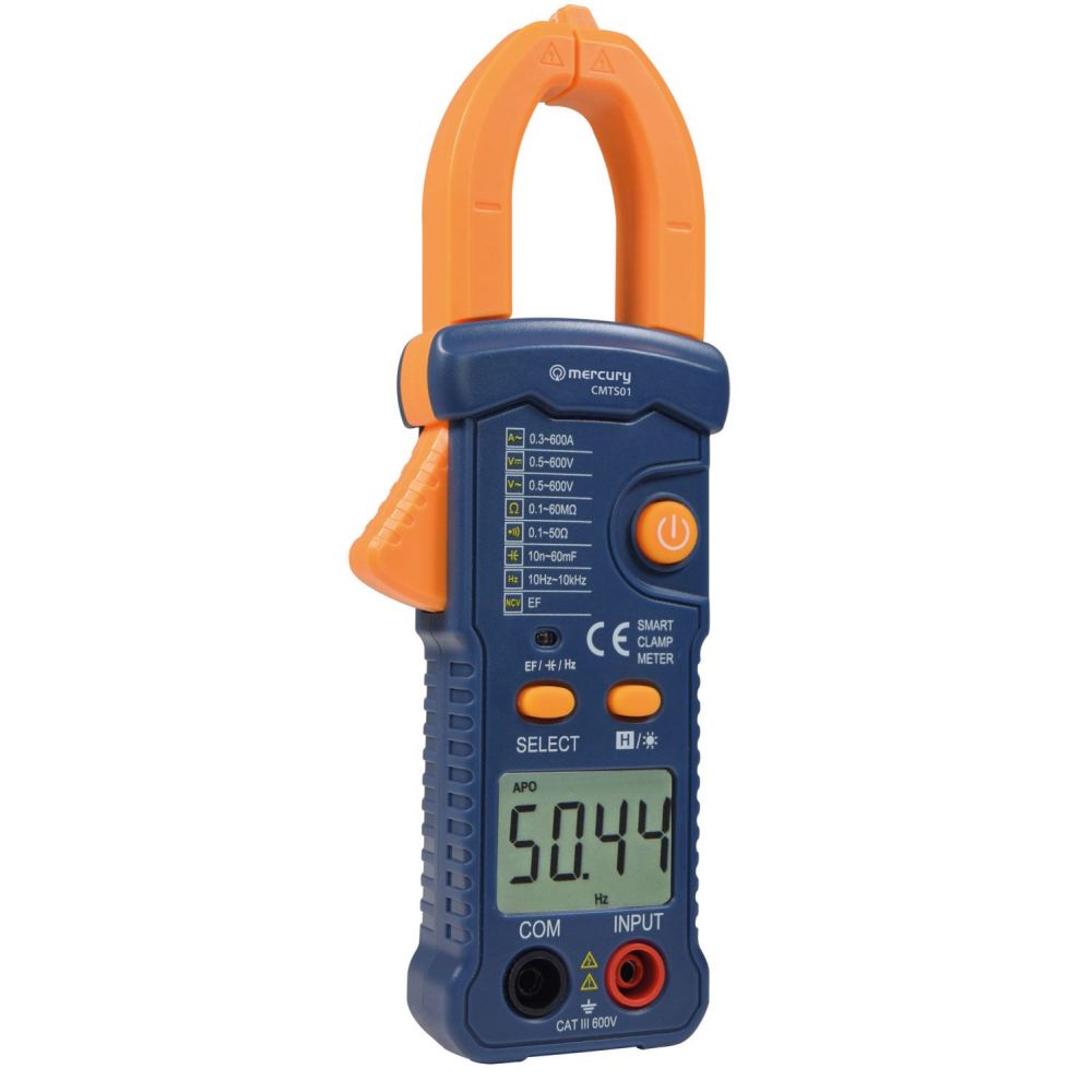 Image of Mercury Clamp Multimeter Smart Digital AC DC Volt Amp Tester