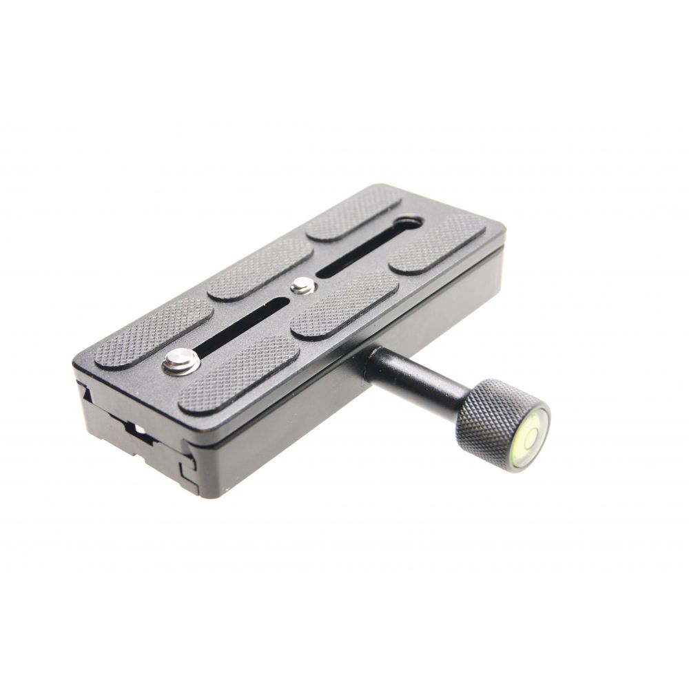 Image of Ex-Pro® Mountable Tripod Replacement Quick release plate system for SLR DLSR Tripod 50mm x 120mm with Bubble & QR Plate