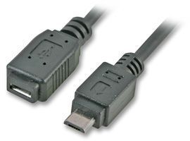 Image of Ex-Pro® Hi-Speed USB Micro B Cable - Micro-USB Type B (M) - Micro-USB Type B (F)- 3m Extension USB cable