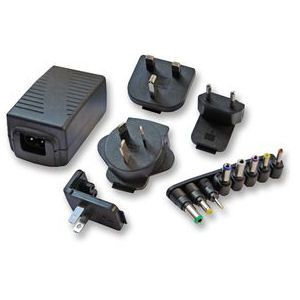 Ex-Pro® Power-Pro Regulated AC-DC Power Supply [EU, UK, USA, AUS Adapters] - 24V, 1.25A (1250mA), 30W - With 8 Connector Types.